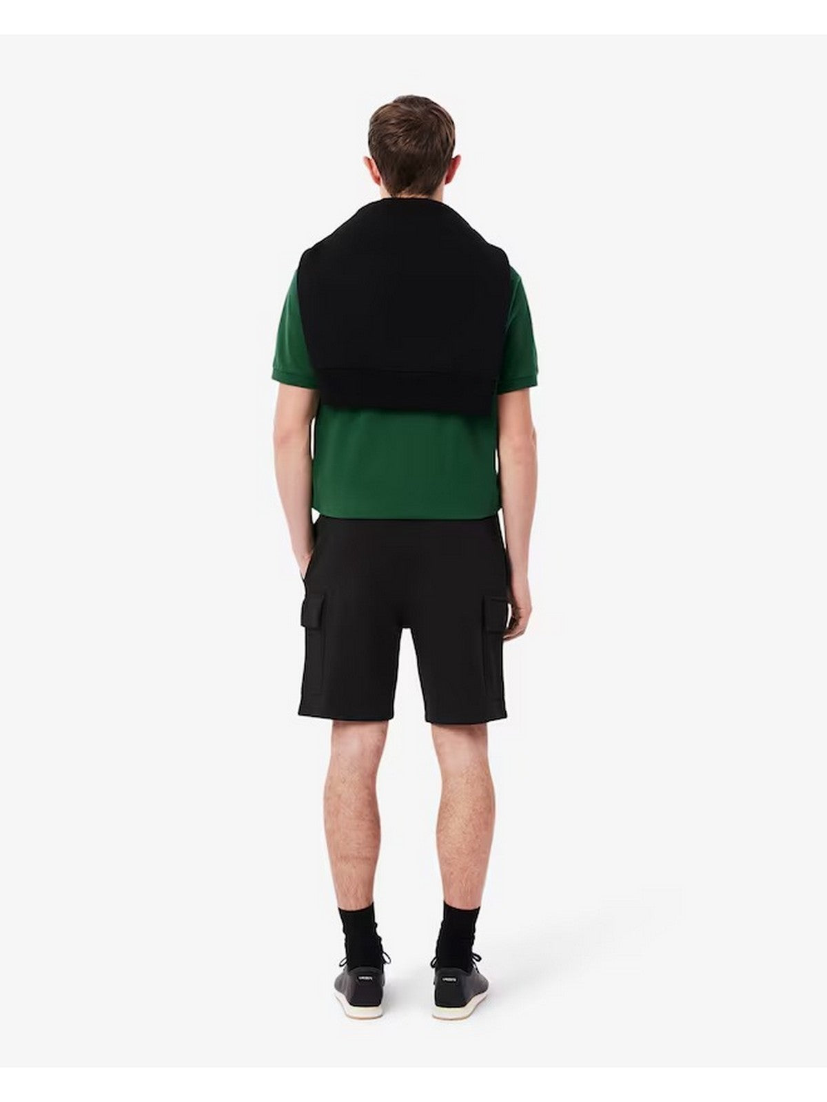 LACOSTE Bermuda Uomo GH9743 031 Nero gioboutiqueweb