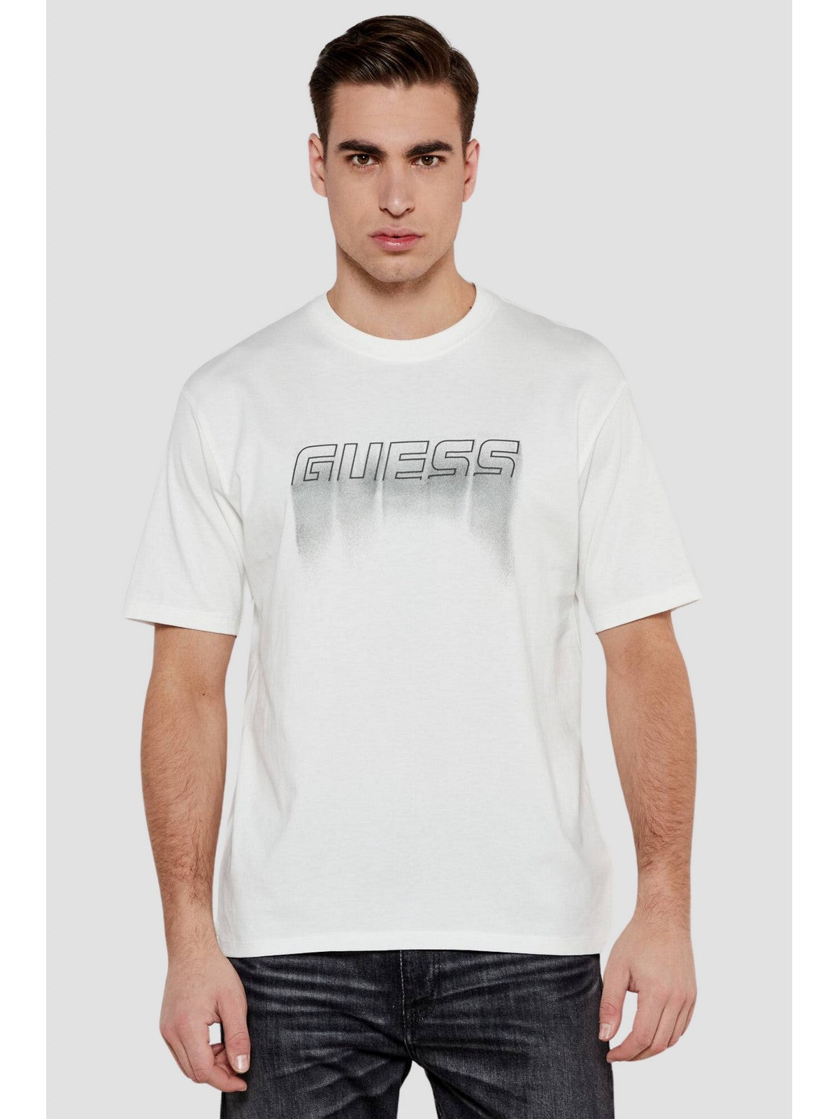 GUESS SPORT T-shirt Uomo MOONDARL CN T-SHIRT Z5RI11 I3Z14 G018 Bianco gioboutiqueweb