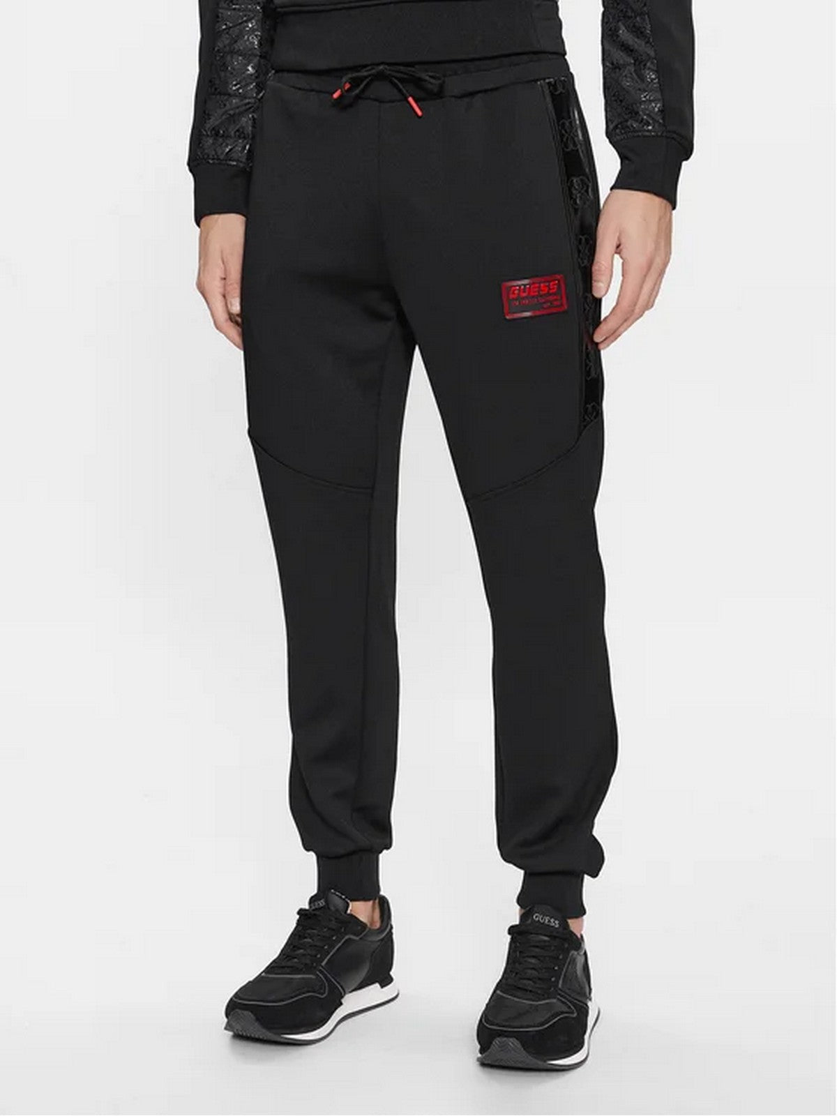 Guess Sport Pantalone Men Gaston Cuffed Pant Z4RB00 KBO62 JBLK BLACK