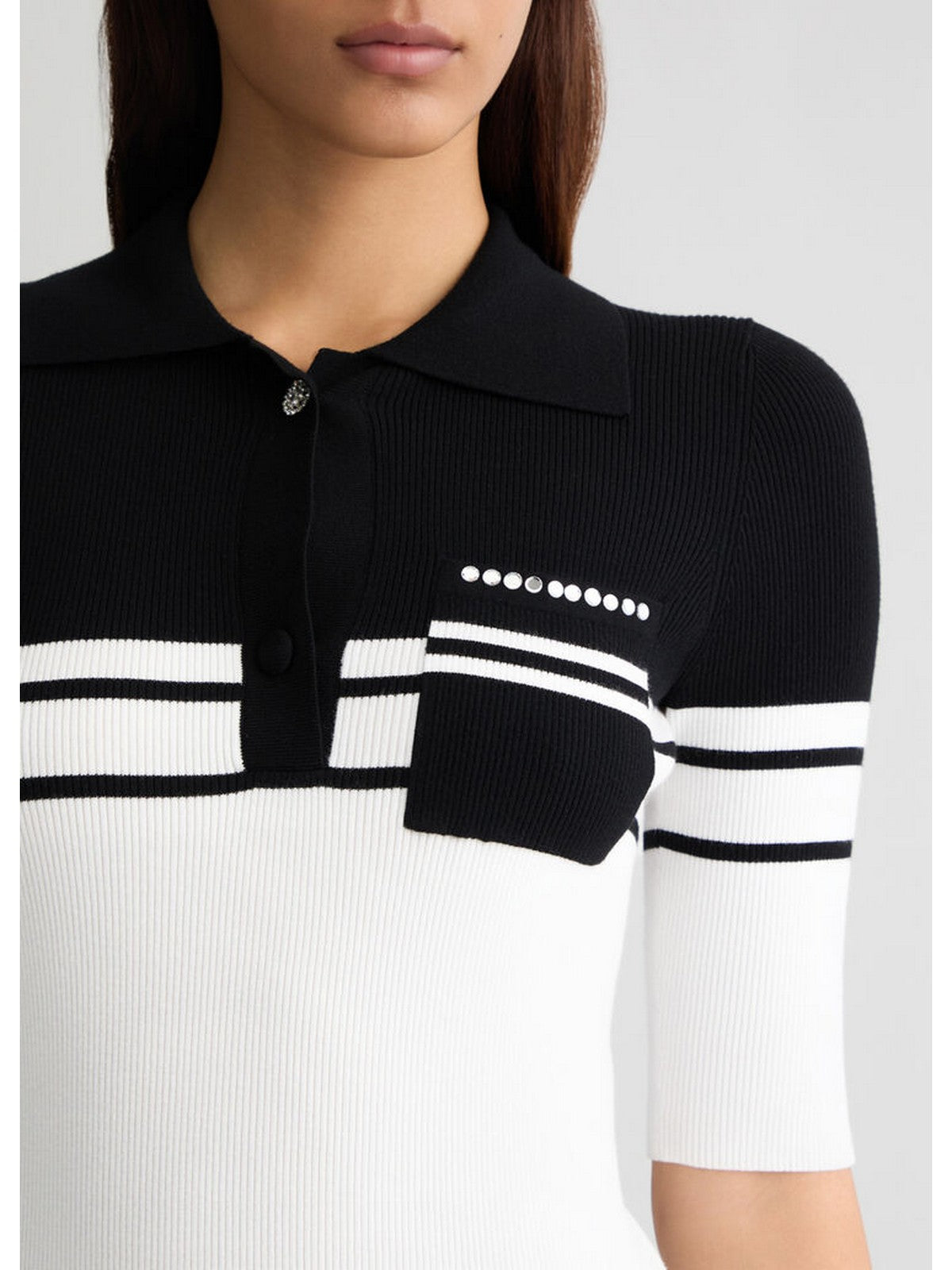 LIU JO WHITE Maglia Donna WA5232MS99E 03Q45 Bianco gioboutiqueweb