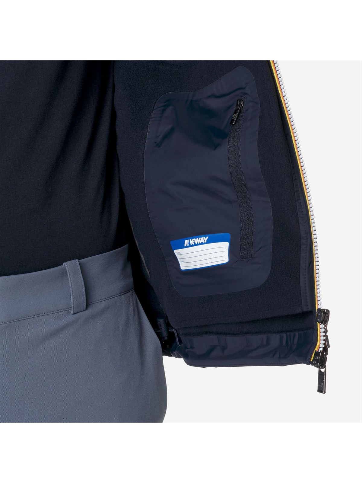 K-WAY Giubbino Uomo Jacko bonded K6131BW A2B Blu gioboutiqueweb