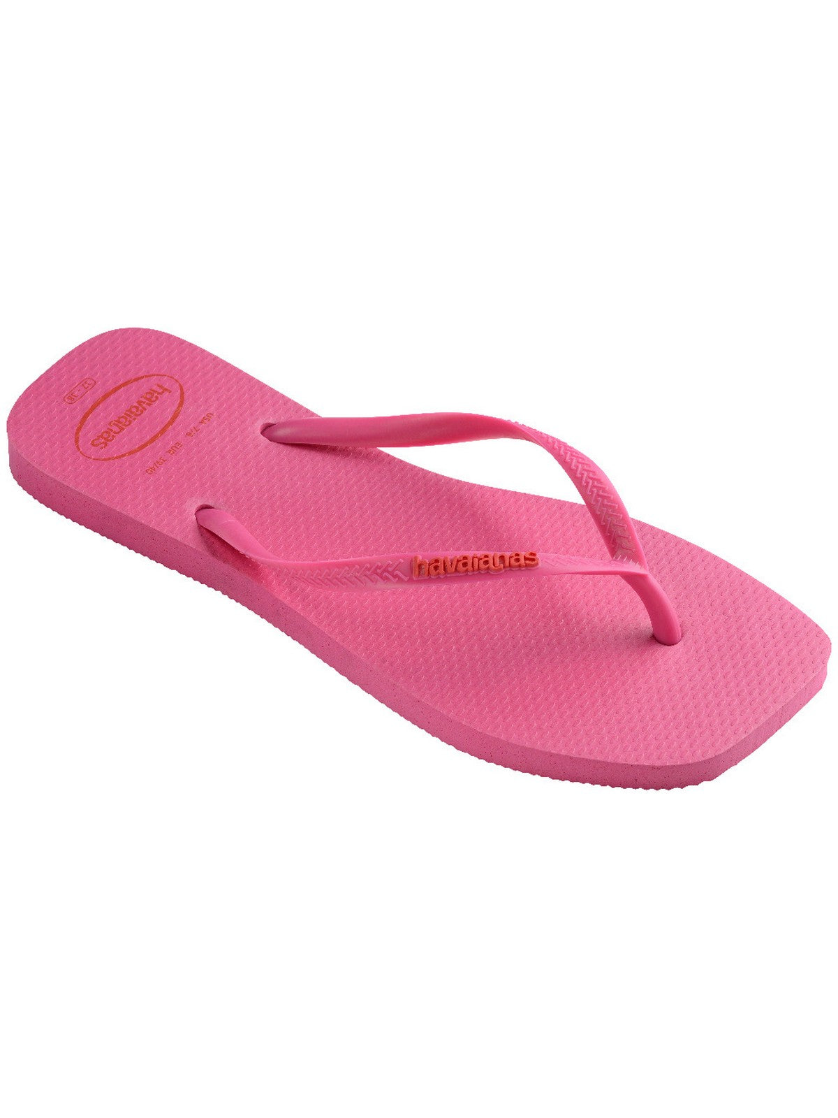 HAVAIANAS Infradito Donna Hav. Slim square logo pop up 4148959.5784 Rosa gioboutiqueweb