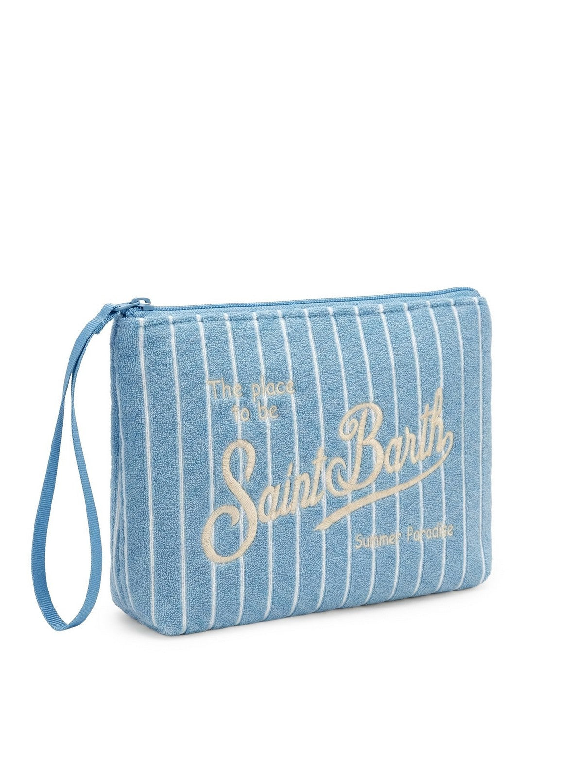 MC2 SAINT BARTH Pochette Unisex adulto ALINE SPONGE 07477L CELESTE