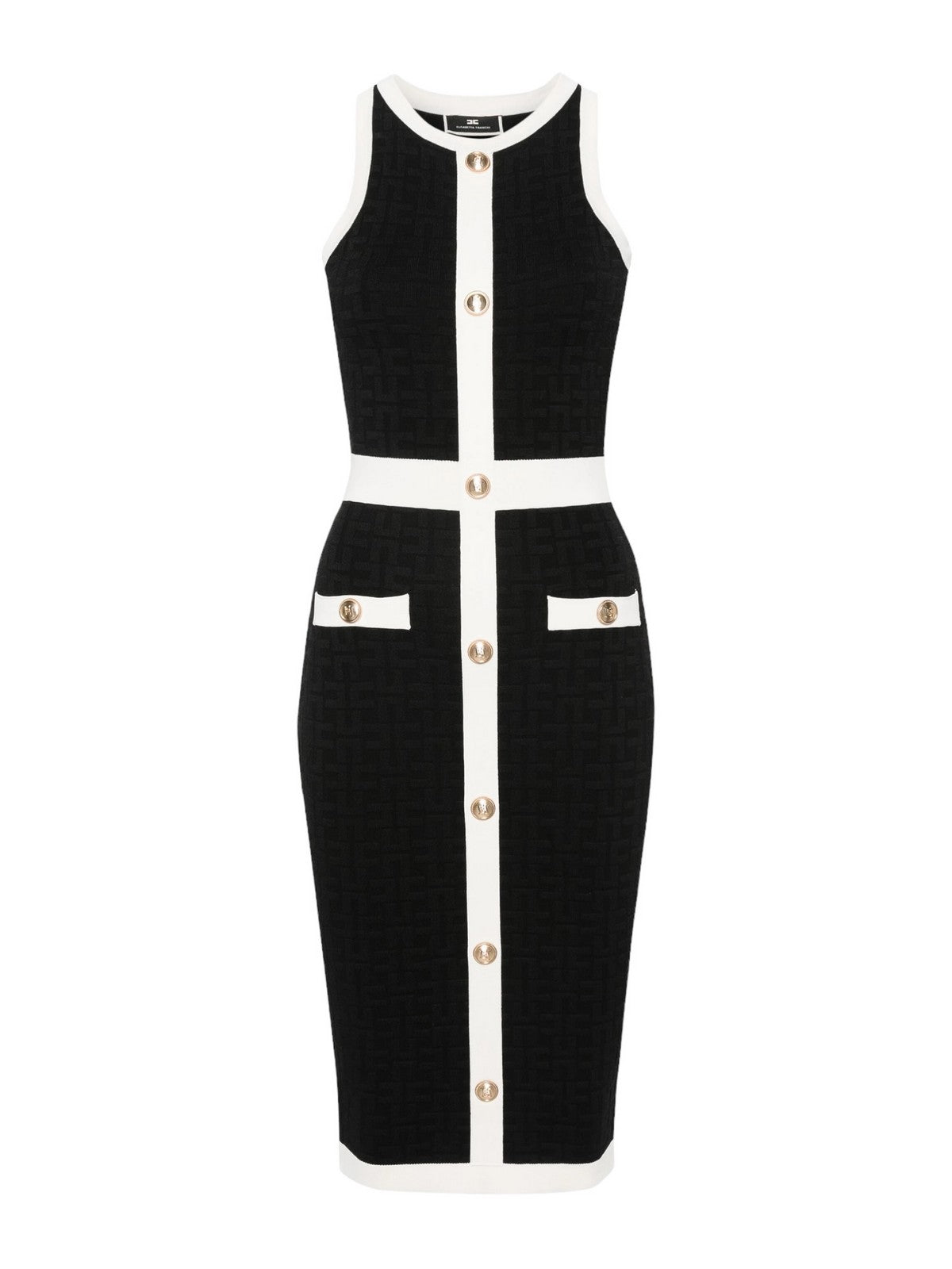 ELISABETTA FRANCHI Frau Kleid Am80B42E2 110 Schwarz