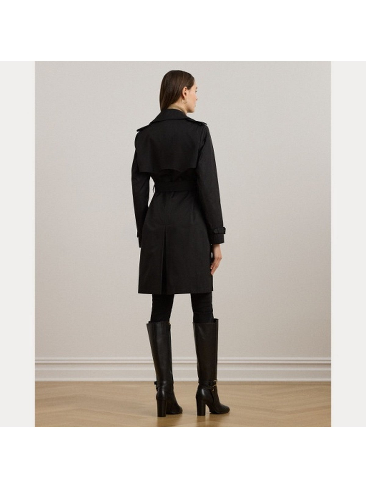 LAUREN RALPH LAUREN Trench Donna DB BLT RN38 297967122 001 Nero gioboutiqueweb