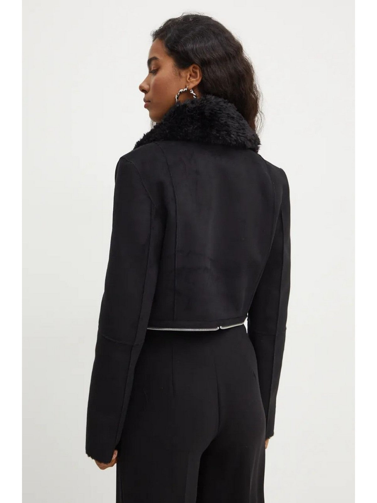 PATRIZIA PEPE Cappotto Donna 2O0144 E012 K103 Nero gioboutiqueweb