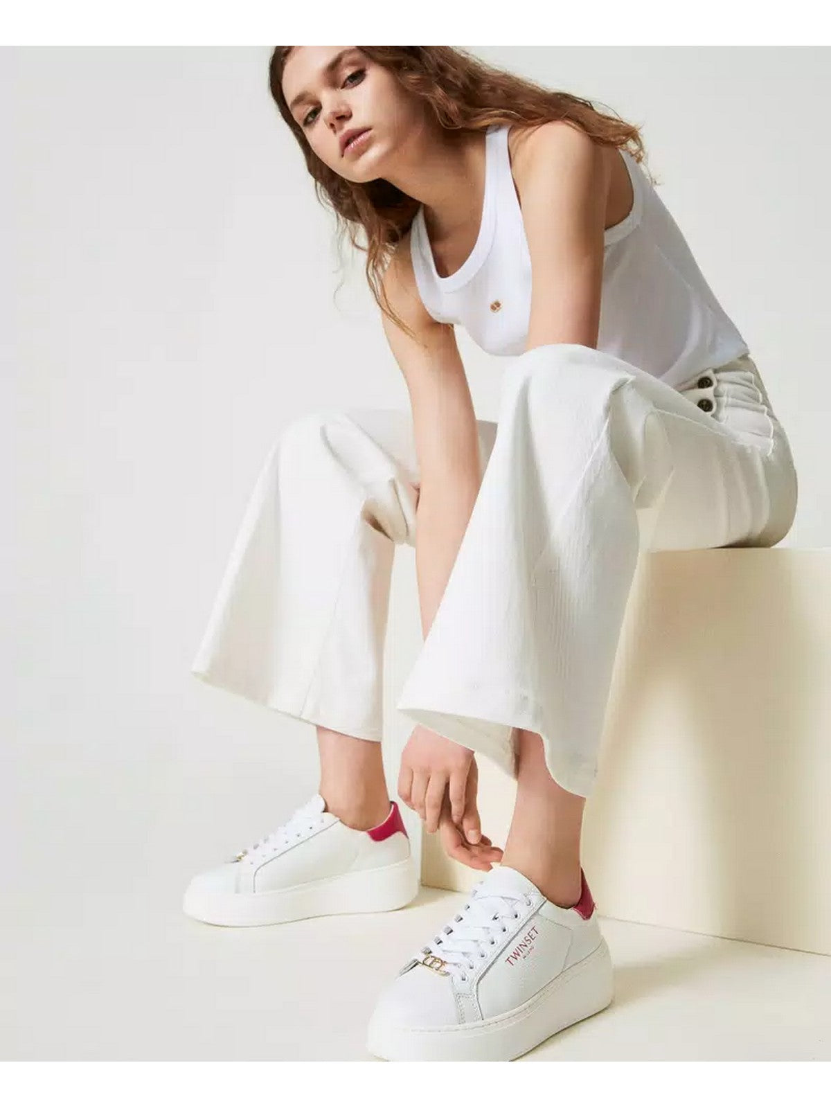 Twinset Sneaker Woman 241TCP050 11333 White