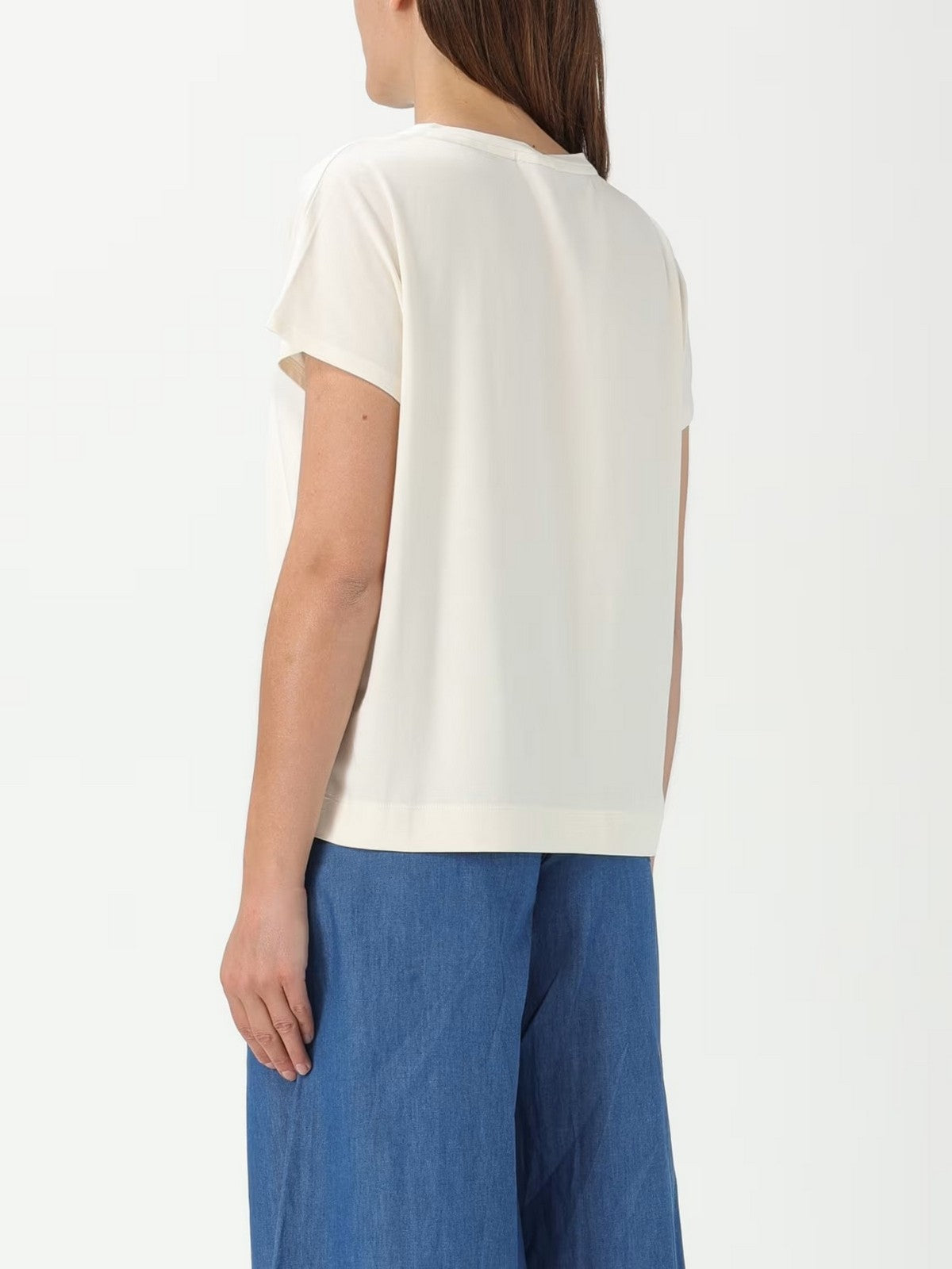 LIU JO SPORT T-shirt Donna TA5268JS005 M9183 White milk LiuJo lov