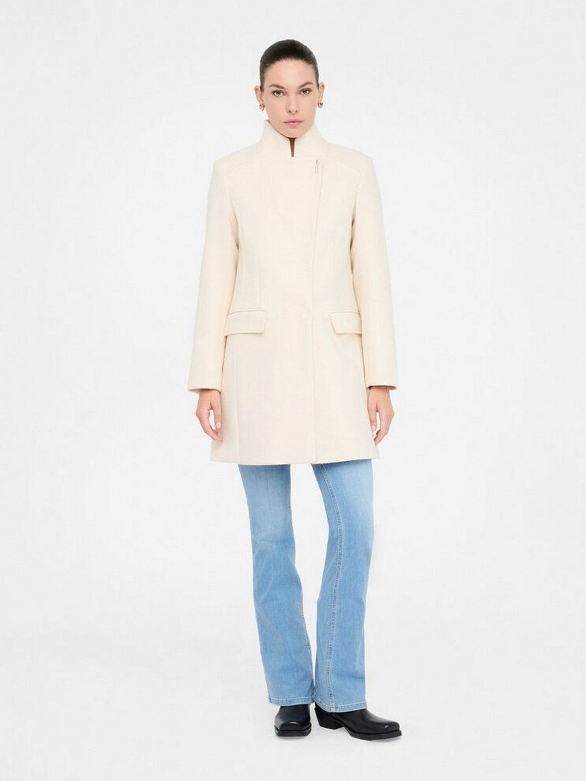 LIU JO WHITE Cappotto Donna MF5119J4873 20304 NATURALE