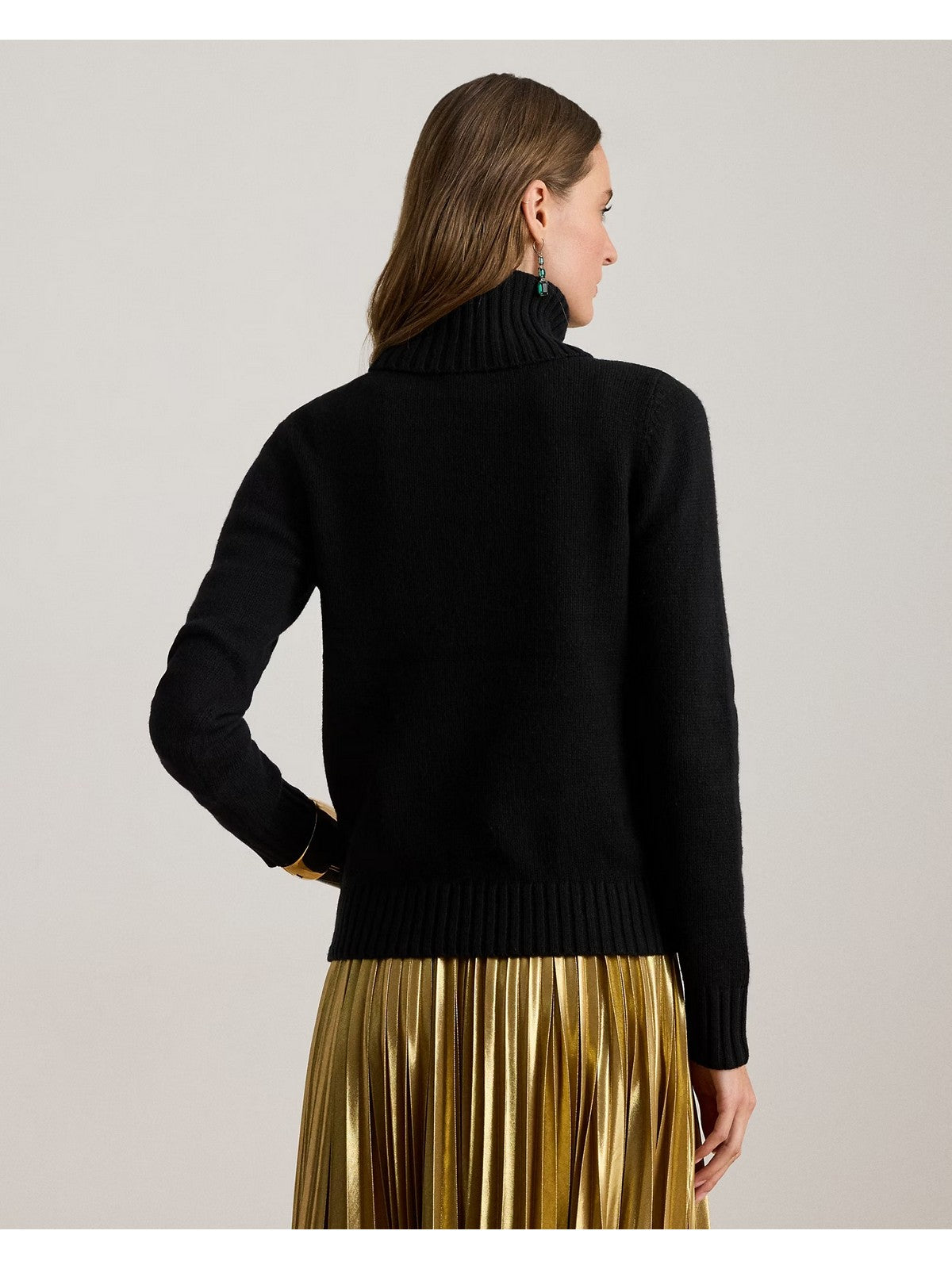 Lauren Ralph Lauren Maglione Dolcevita Woman Kexley-Long Sleeve-Pullover 200979687 001 Black