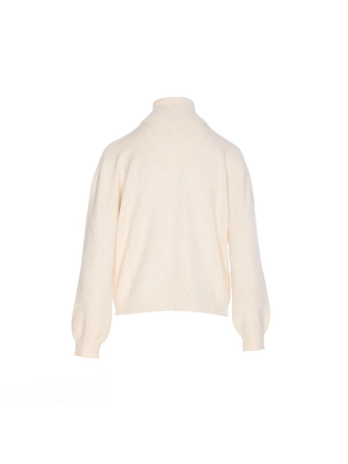 LIU JO WHITE Maglione Donna MF5234MA27R W9167 Bianco lana met.