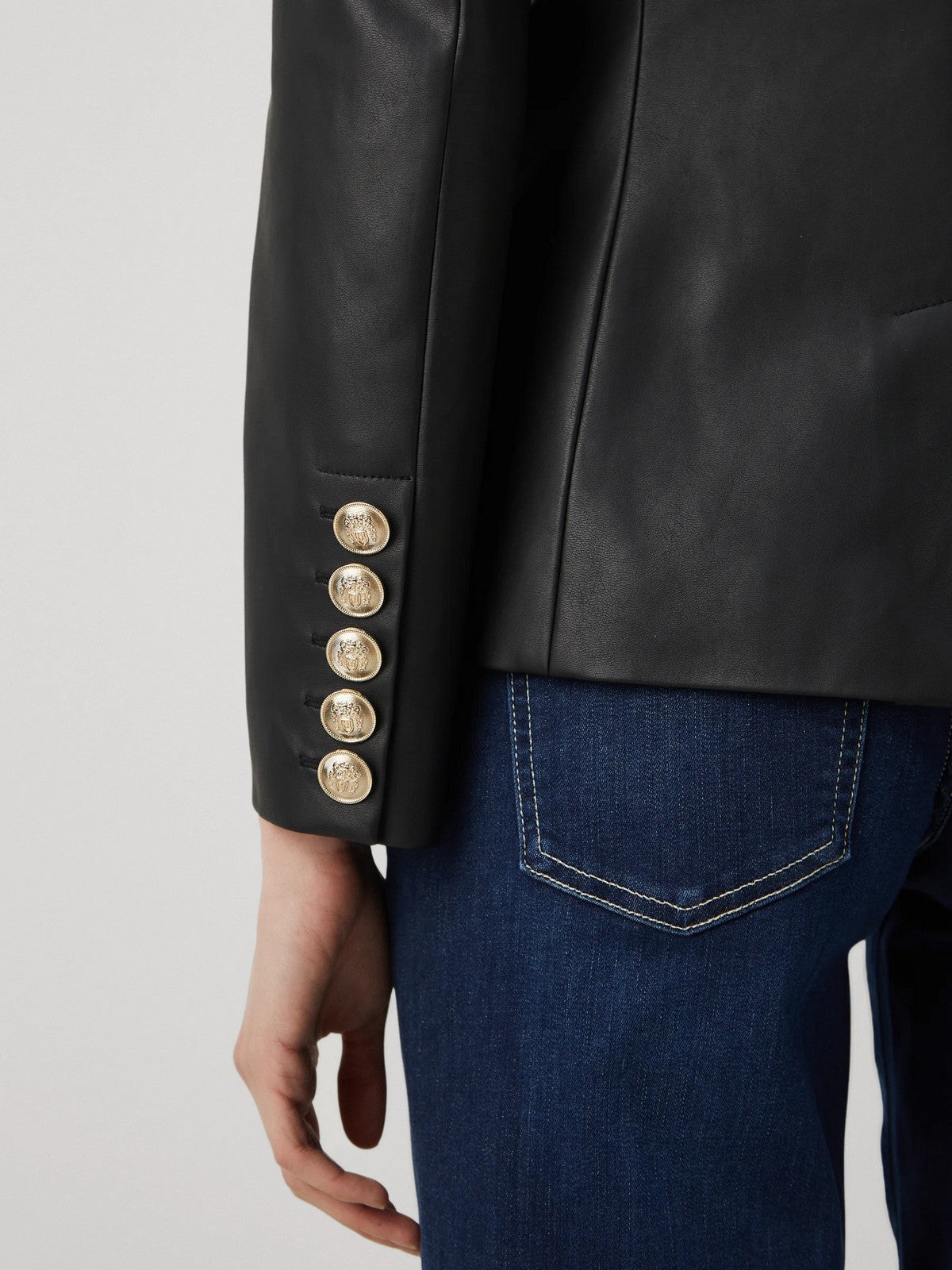 MARCIANO Giubbino Donna Pamela Pu Leather Bl 4YGN14 7114A JBLK Nero gioboutiqueweb