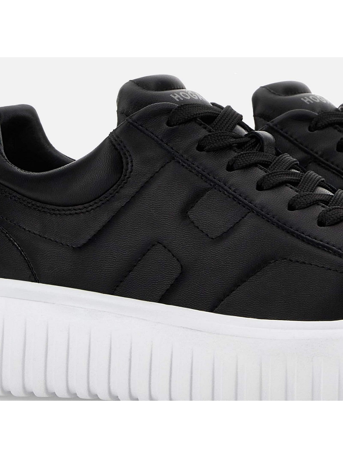 HOGAN Sneaker Uomo H-STRIPES ALLACCIATO H HXM6450FC60LE9B999 Nero