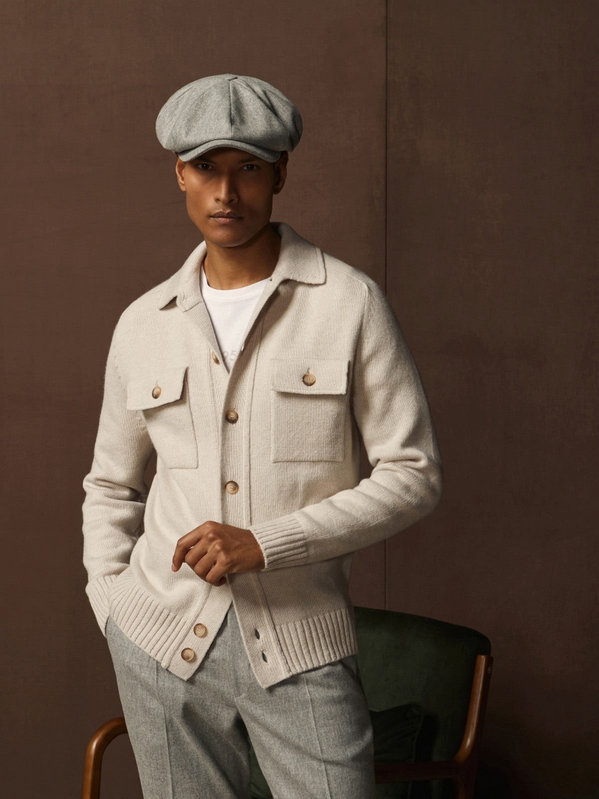 GRAN SASSO Giubbino Uomo 13109/25079 054 Avorio