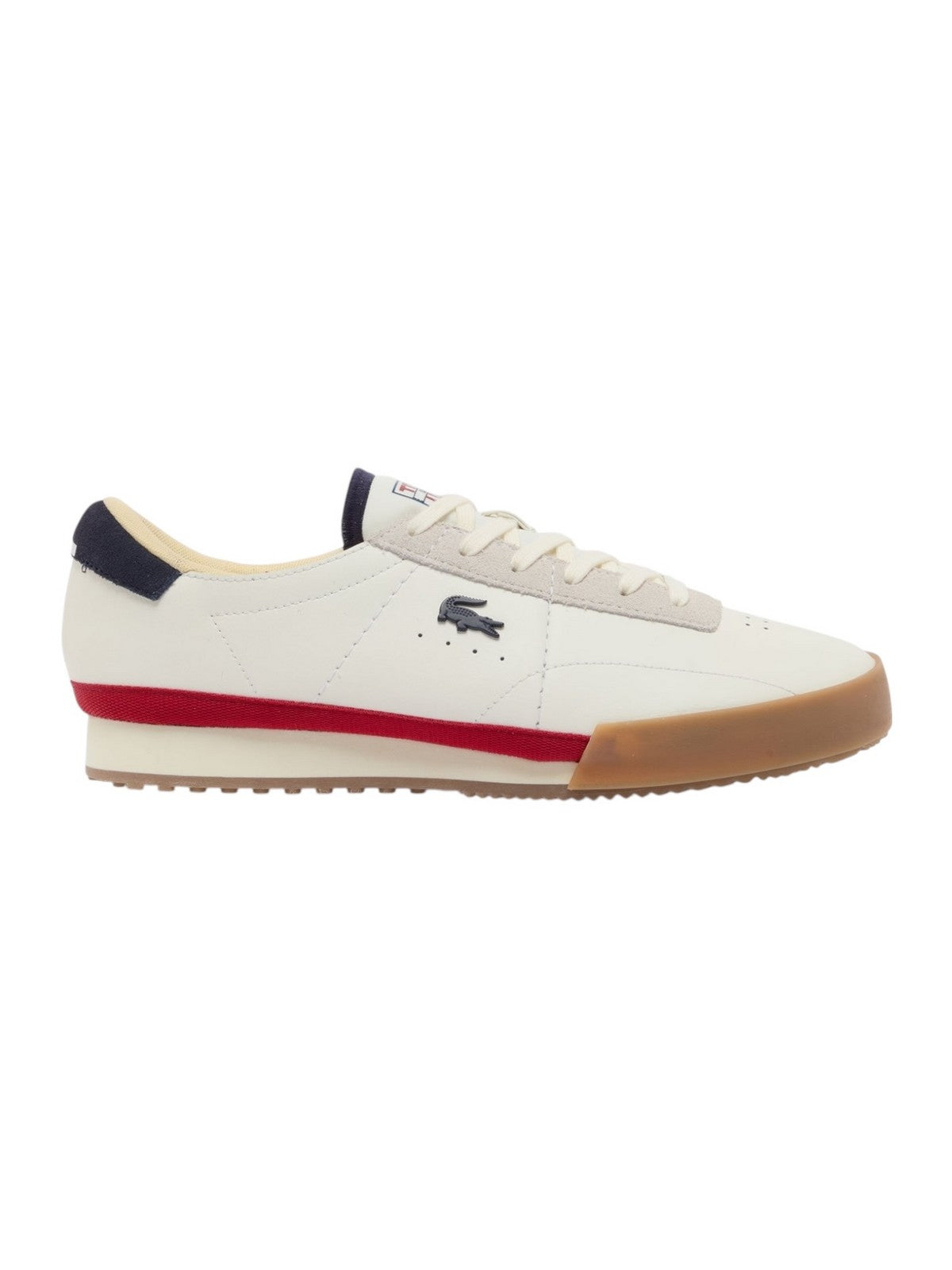 LACOSTE Sneaker Uomo AURA 225 750SMA0161 407 WHT/NVY/RED