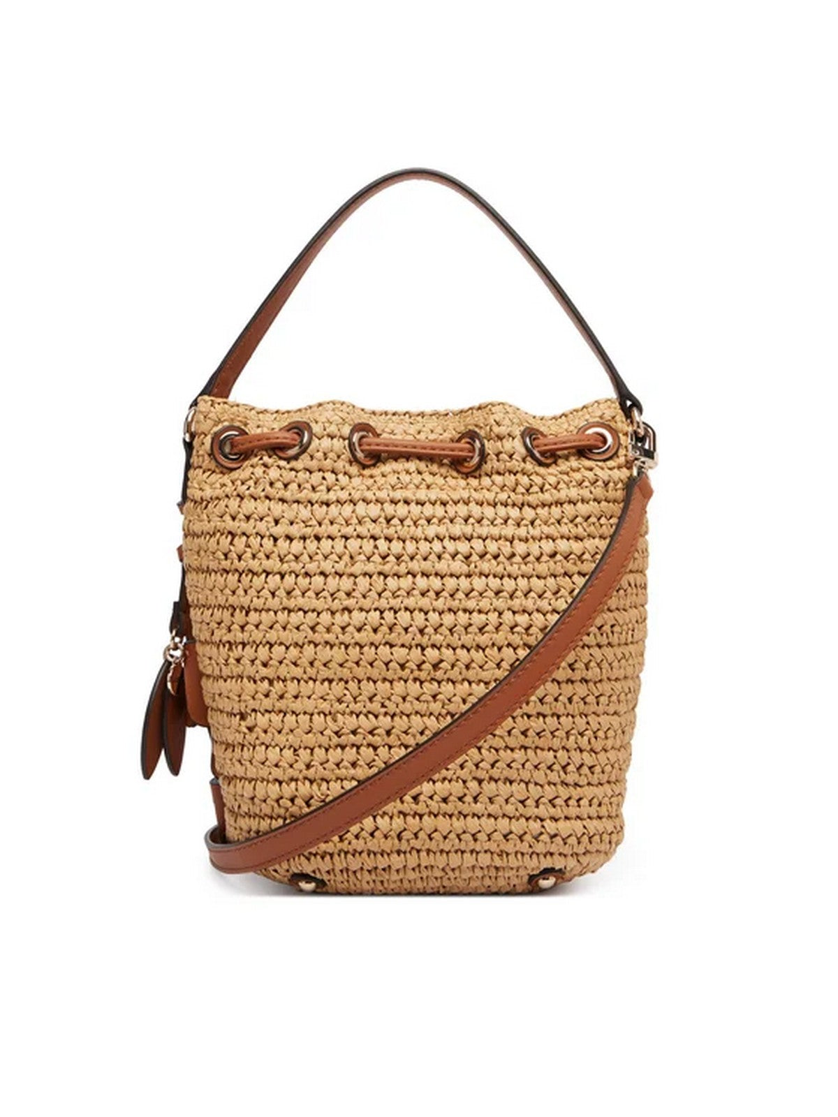 GUESS Borsa Donna OFELIA TOP HANDLE BUCKET HWWG99 23030 NTC NATURAL/COGNAC