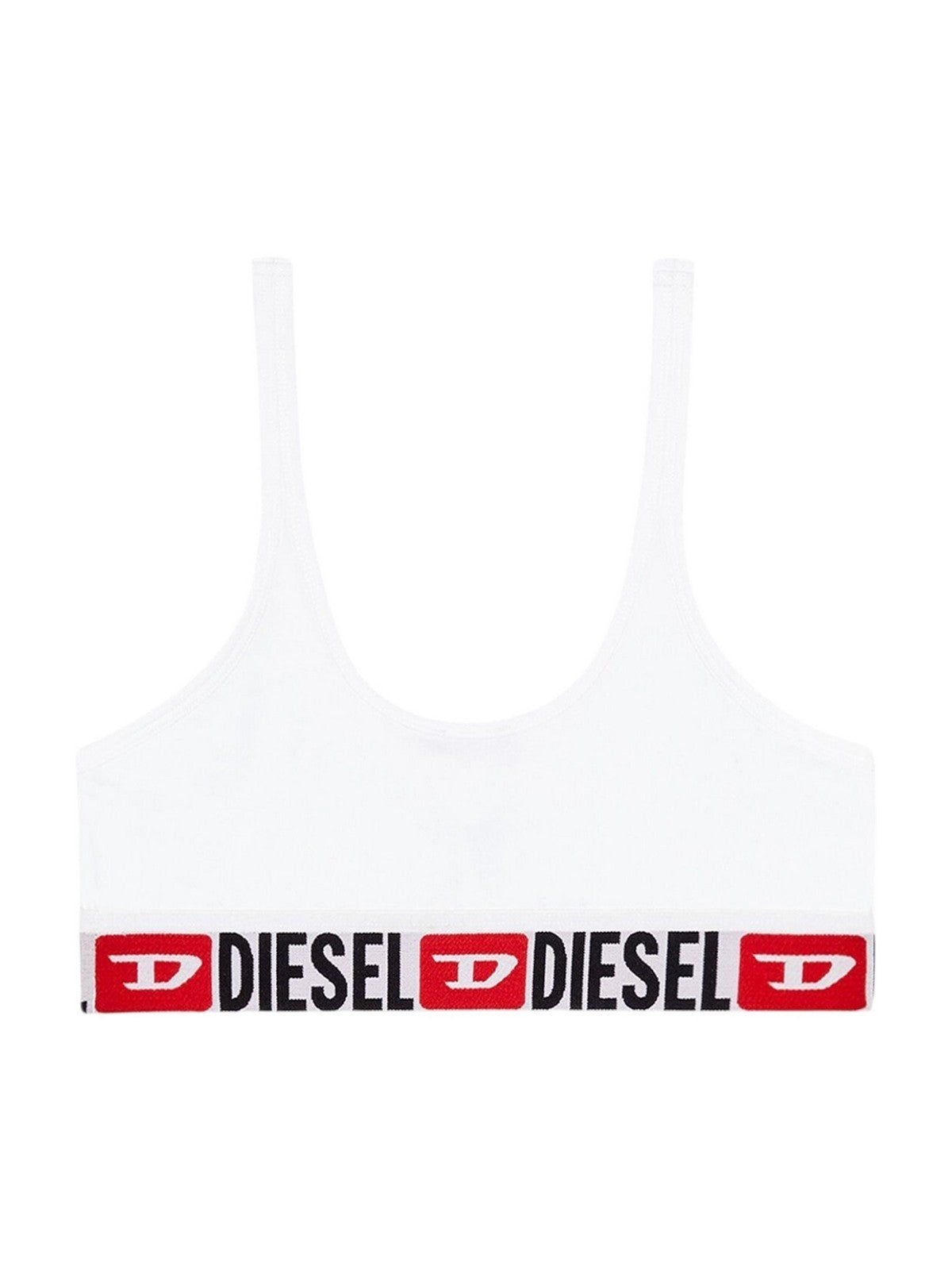 DIESEL Women's Top UFSB-ORIBA BRA A13122 0NJAP 100 100 - WHITE