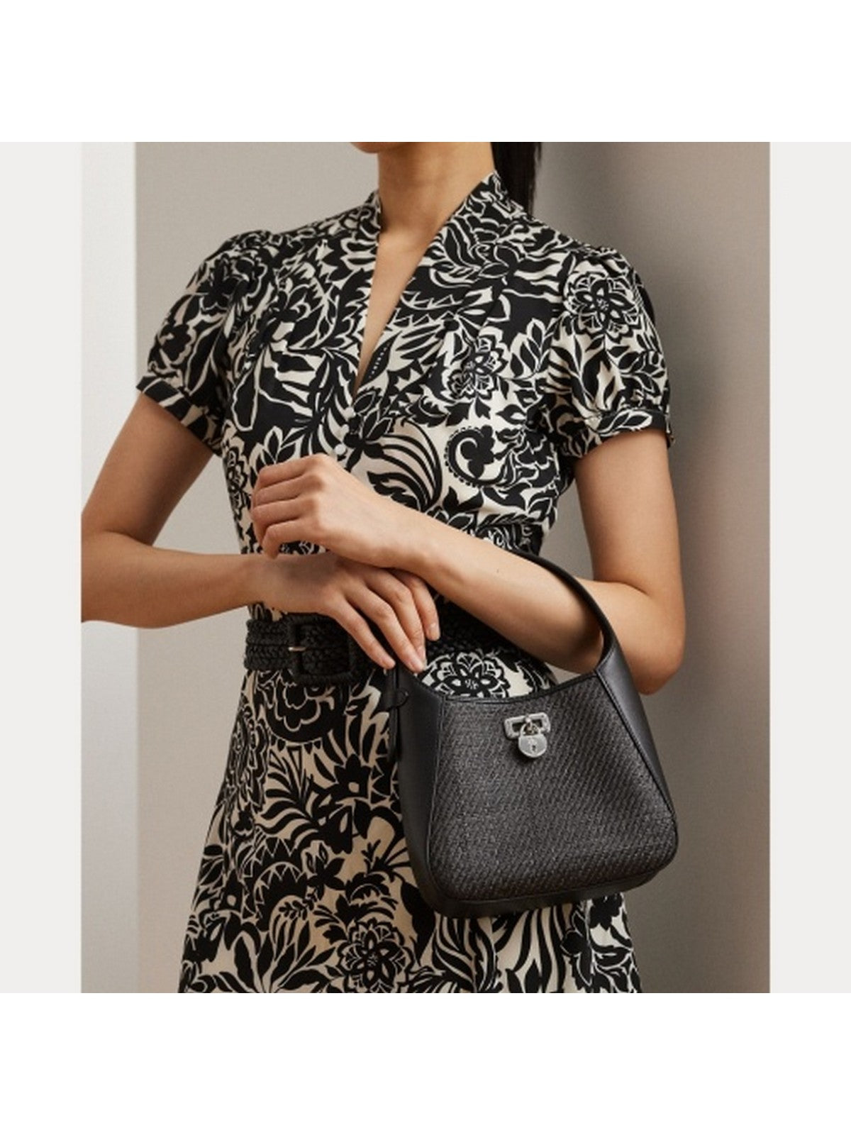 LAUREN RALPH LAUREN Borsa Donna TANNER SM SH 431966751 002 Nero gioboutiqueweb