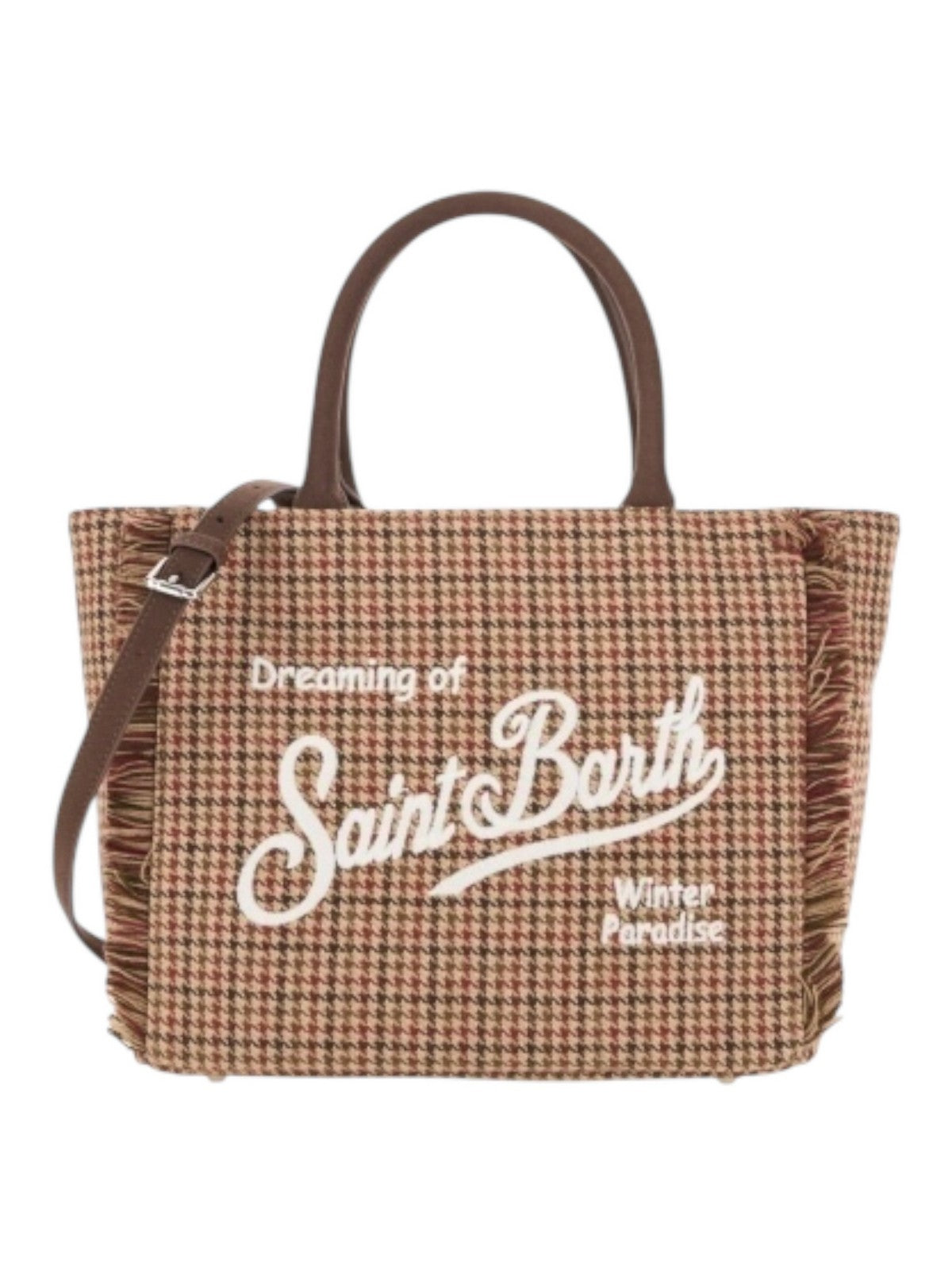 MC2 SAINT BARTH Borsa Donna COLETTE WOOL 00282I PIED DE POULE SOFT 45 EMB