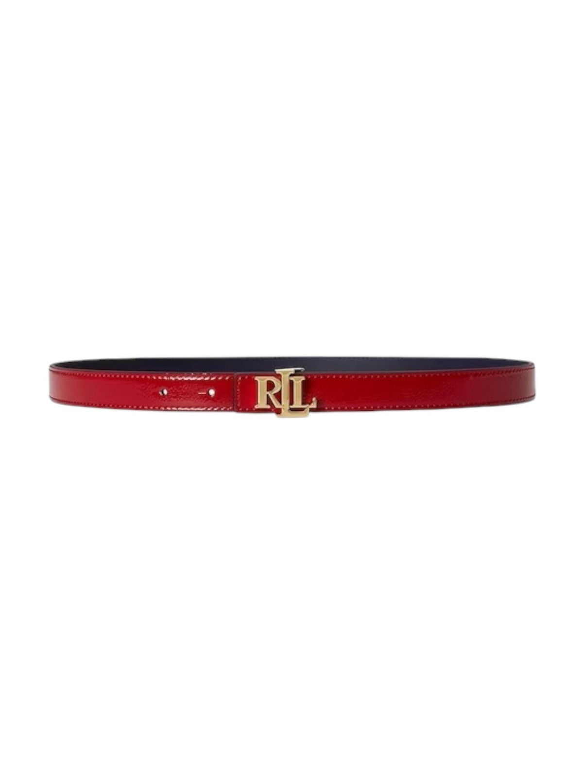 LAUREN RALPH LAUREN Cintura Donna REV LRL 20-BELT-SKINNY 412P10210 001 FESTIVE RED/REFINED NAVY