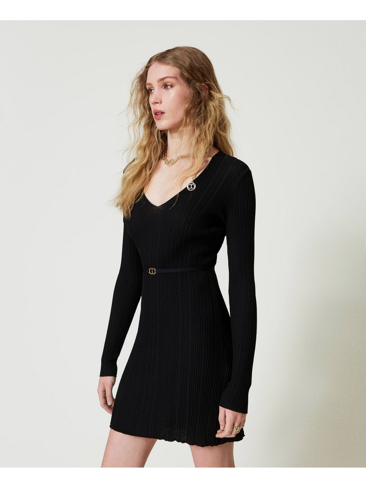 TWINSET Abito Donna 242TP3041 00006 Nero gioboutiqueweb