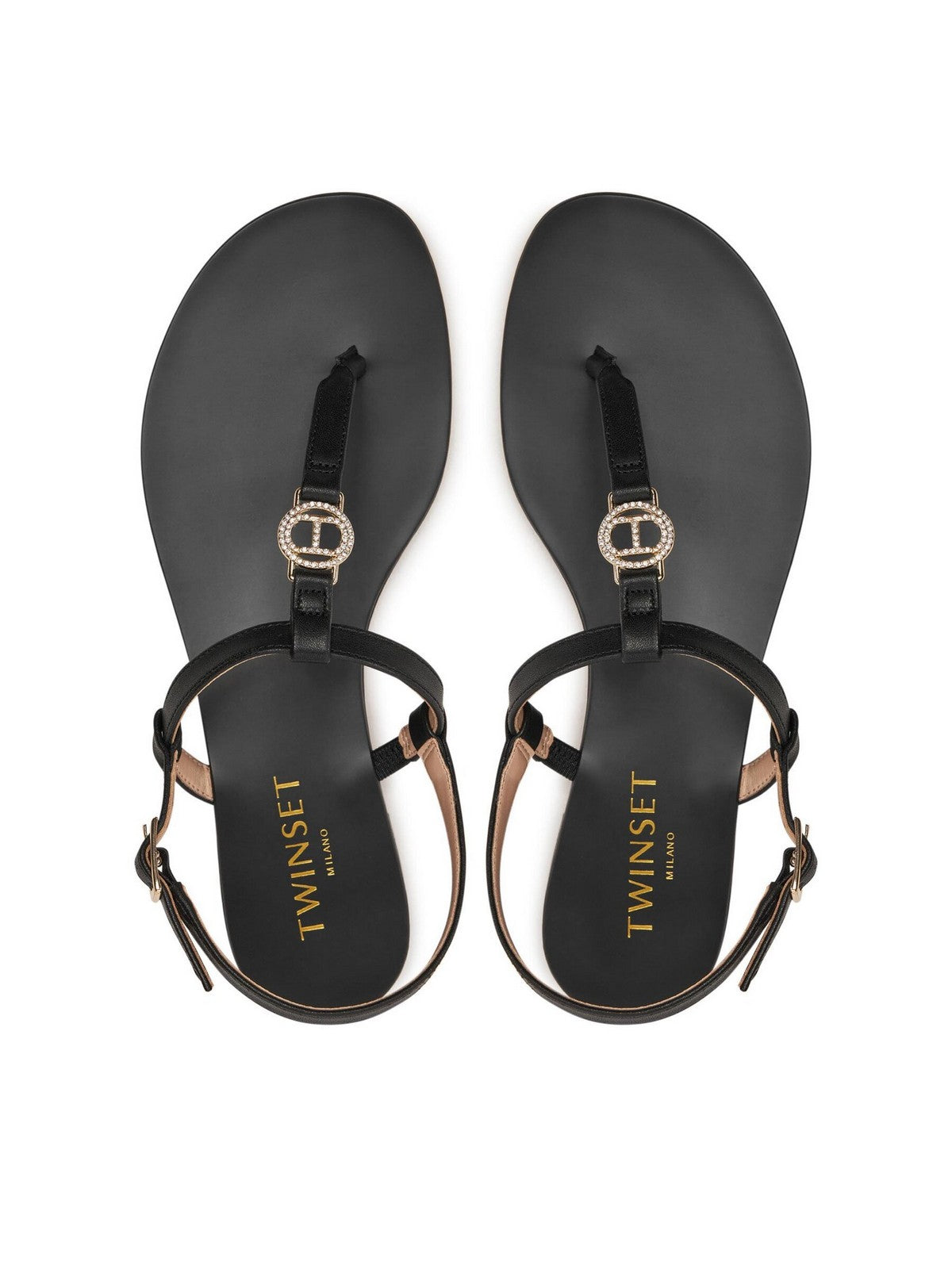 Twinset Sandalo Donna 241TCT100 00006 Black