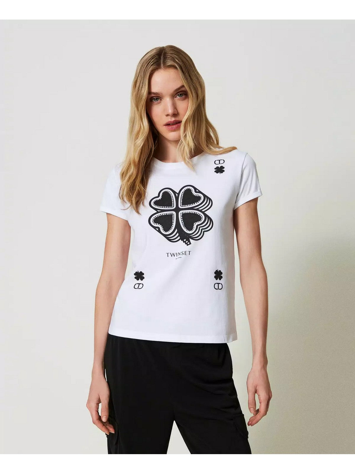 Twinset T-shirt and Polo Women 241TP2702 00001 White