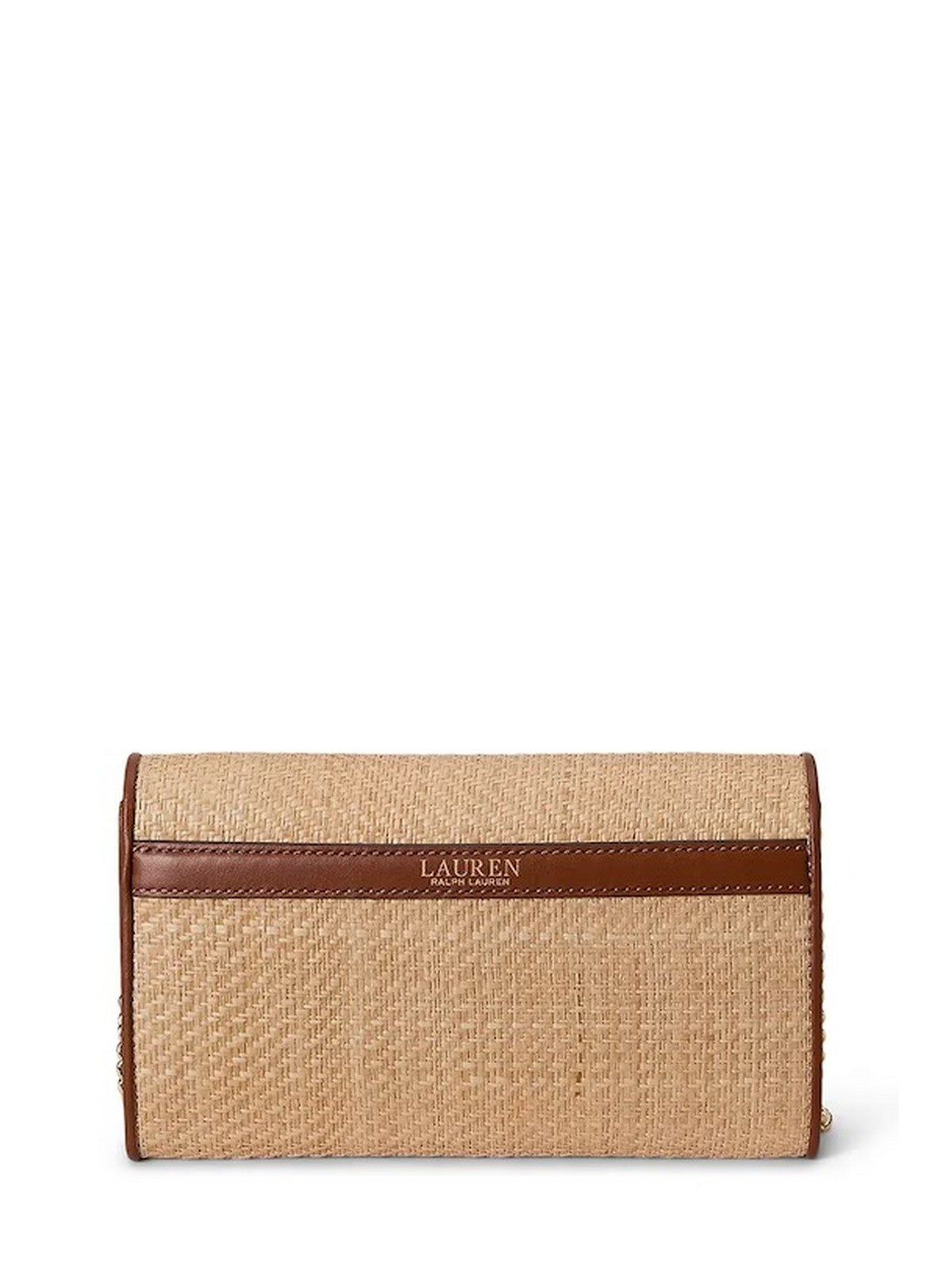 LAUREN RALPH LAUREN Portafoglio Donna ADAIR II-WALLET ON A CHAIN-LARGE 432P10517 001 NATURAL/LAUREN TAN