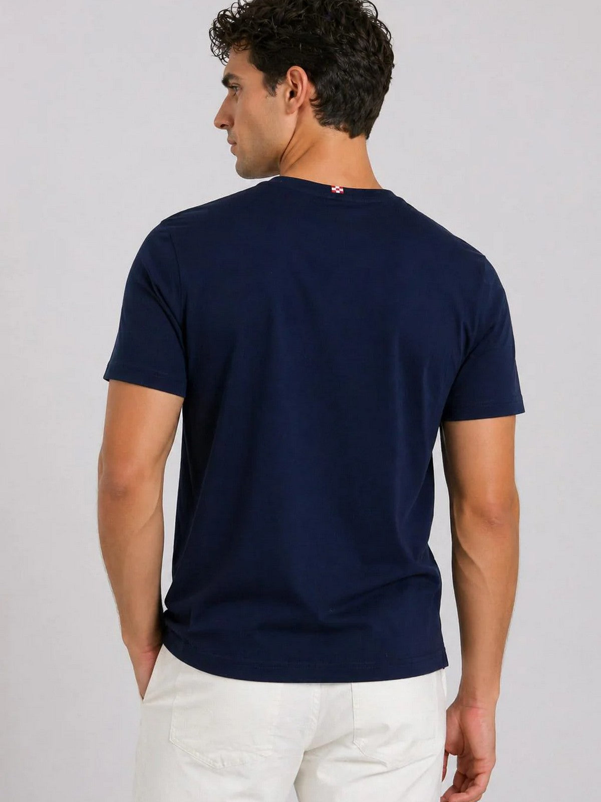MC2 SAINT BARTH T-shirt Uomo BLANCHE 02098L 61 PINCHY MULTI STRIPES 30
