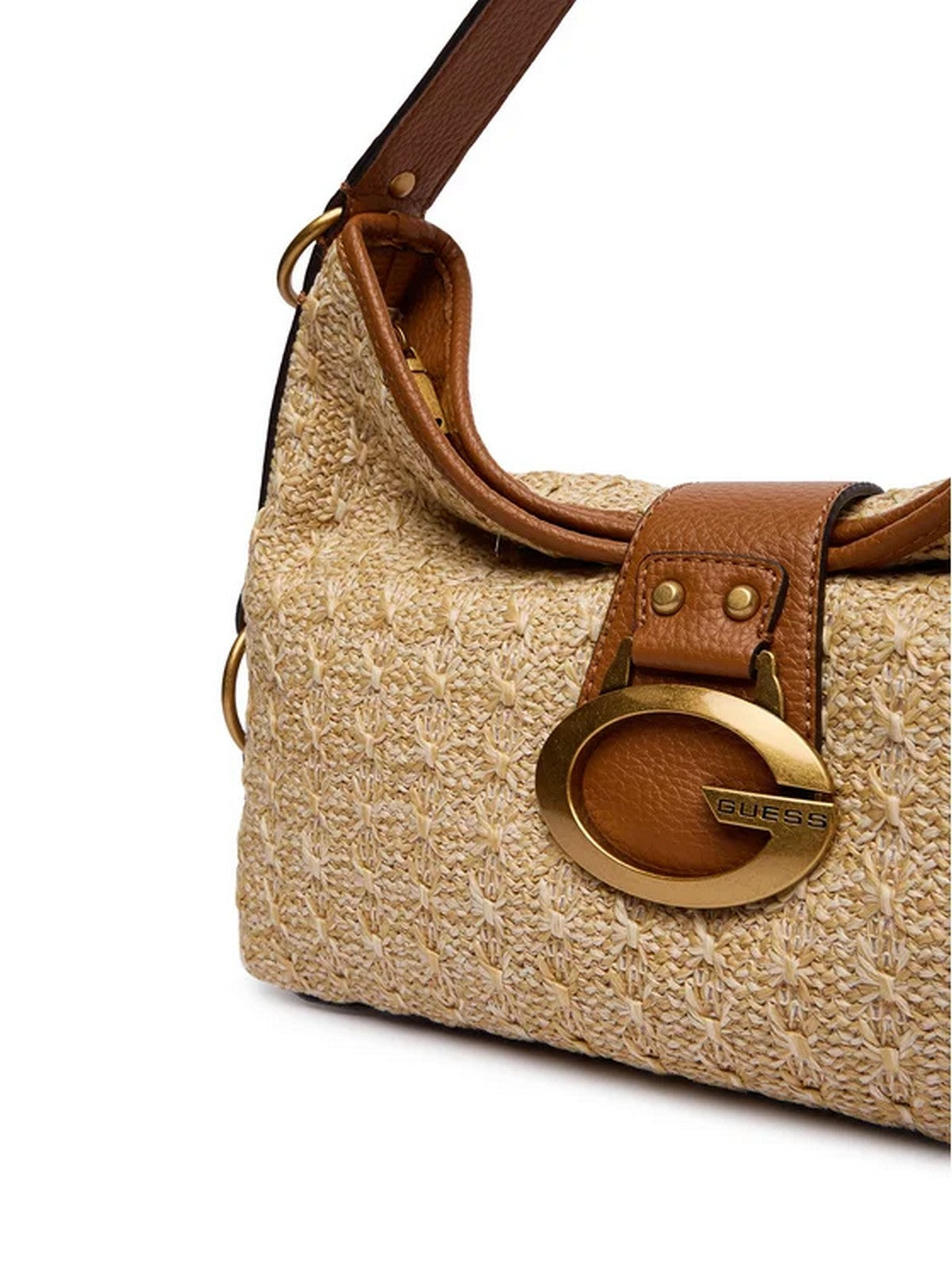 GUESS Borsa Donna CAMDEN SHOULDER BAG HWRB93 08180 NTC NATURAL/COGNAC