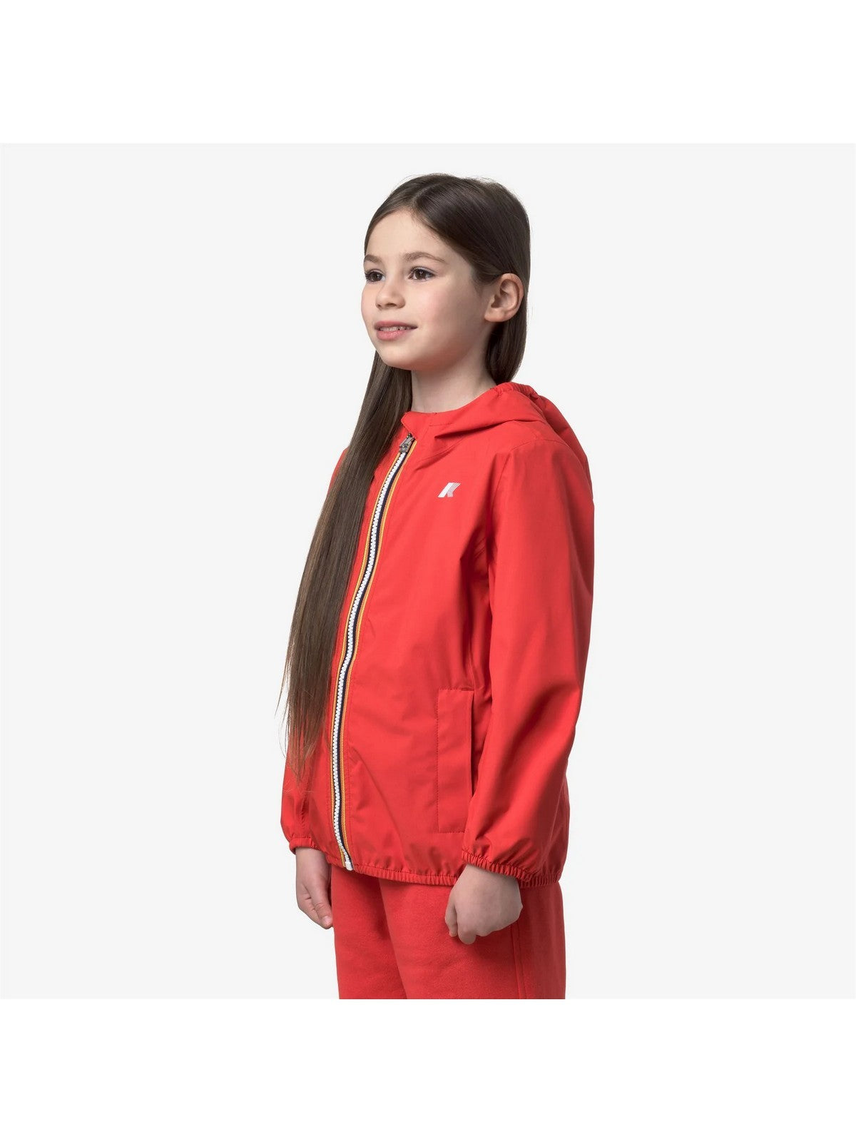 K-WAY KIDS Giubbino Bambine e ragazze P. LILY STRETCH DOT K4125CW B04 Red Poppy
