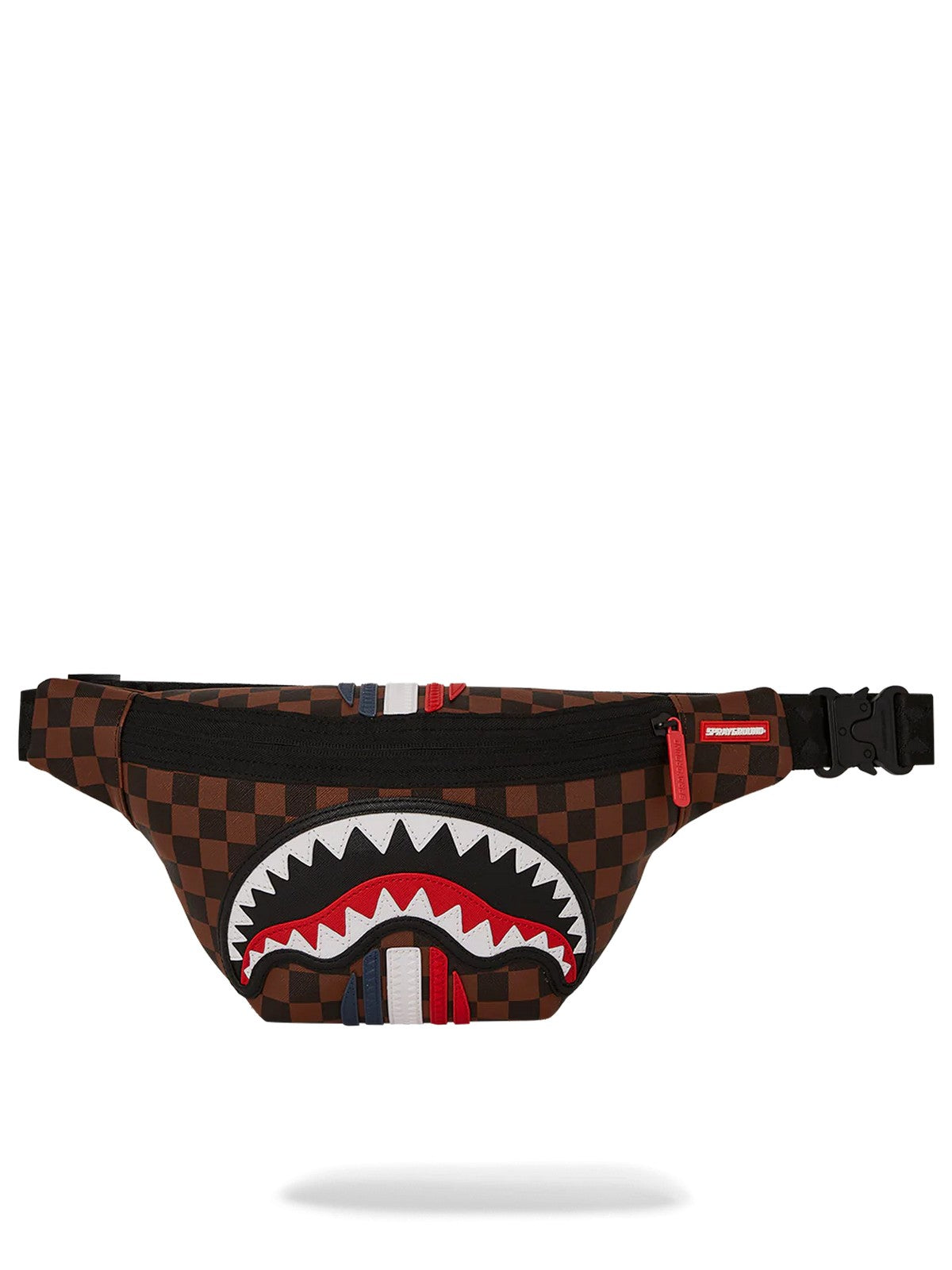 SPRAYGROUND Marsupio Uomo MACHINE FRANCAISE CROSSBODY 910B7488NSZ Marrone gioboutiqueweb