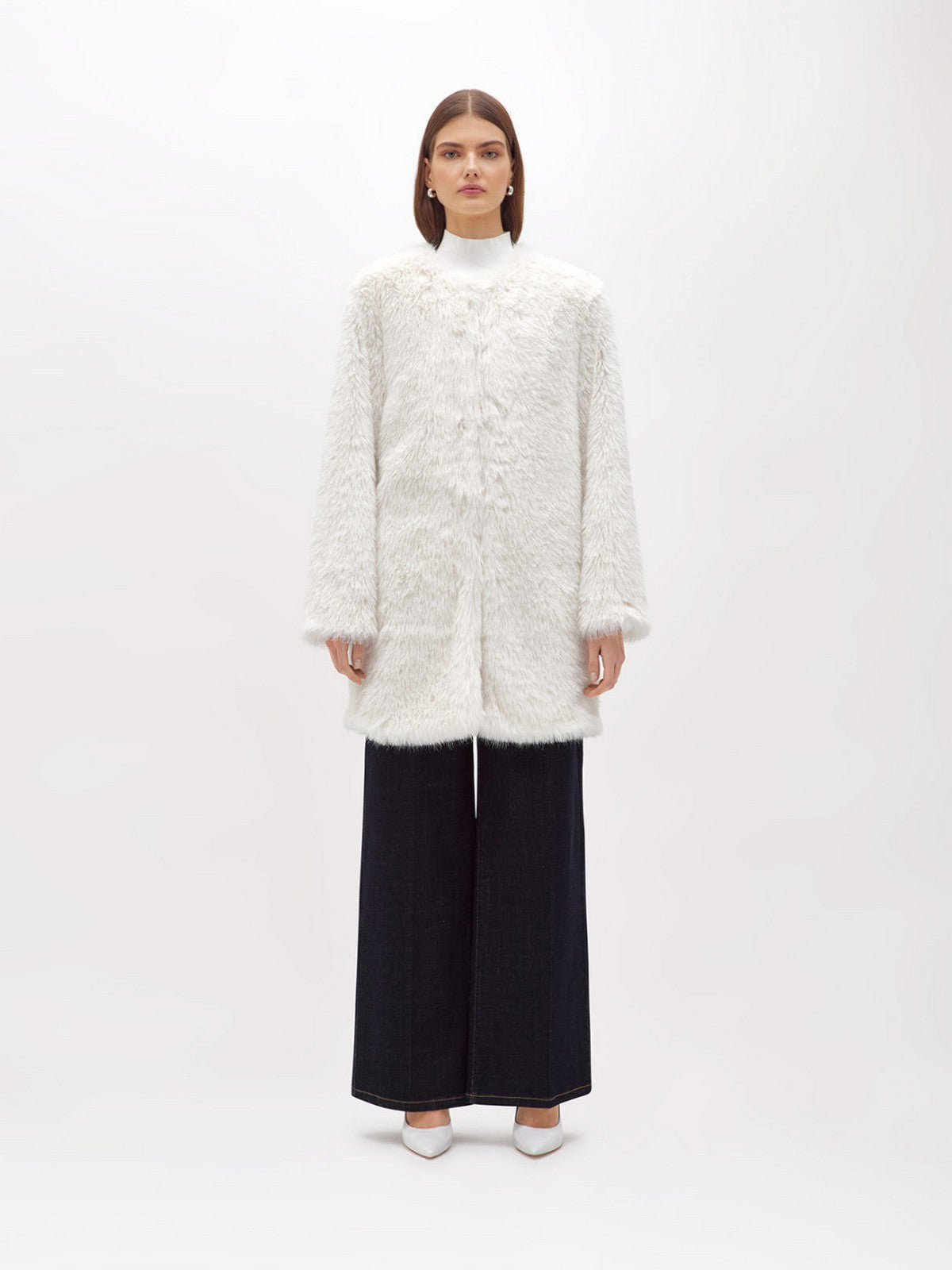 BLUGIRL Pelliccia Donna RF5135E1088 14300 CHALK