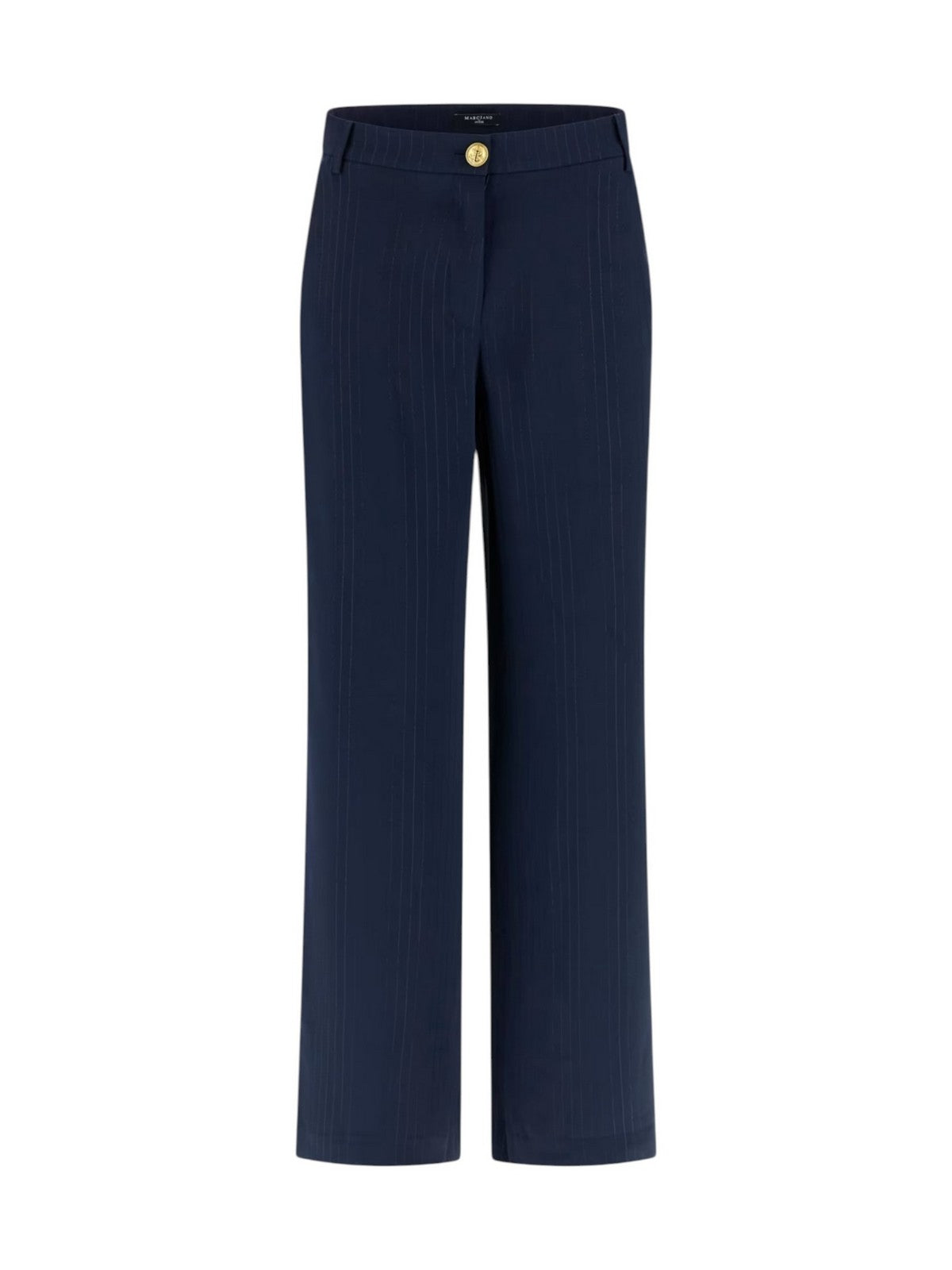 MARCIANO Pantalone Donna NICLA STRAIGHT PANTS 6RGB10 7438A FBEK SUITING BLUE PINSTRI