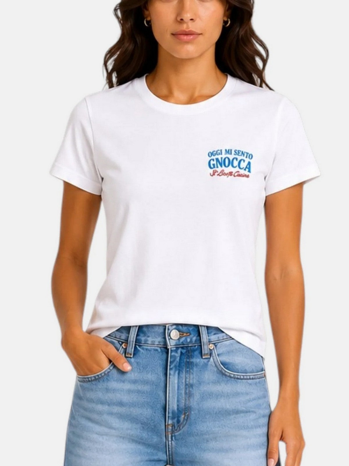 MC2 SAINT BARTH T-shirt Donna EMILIE 08773L SENTO GNOCCA 01N
