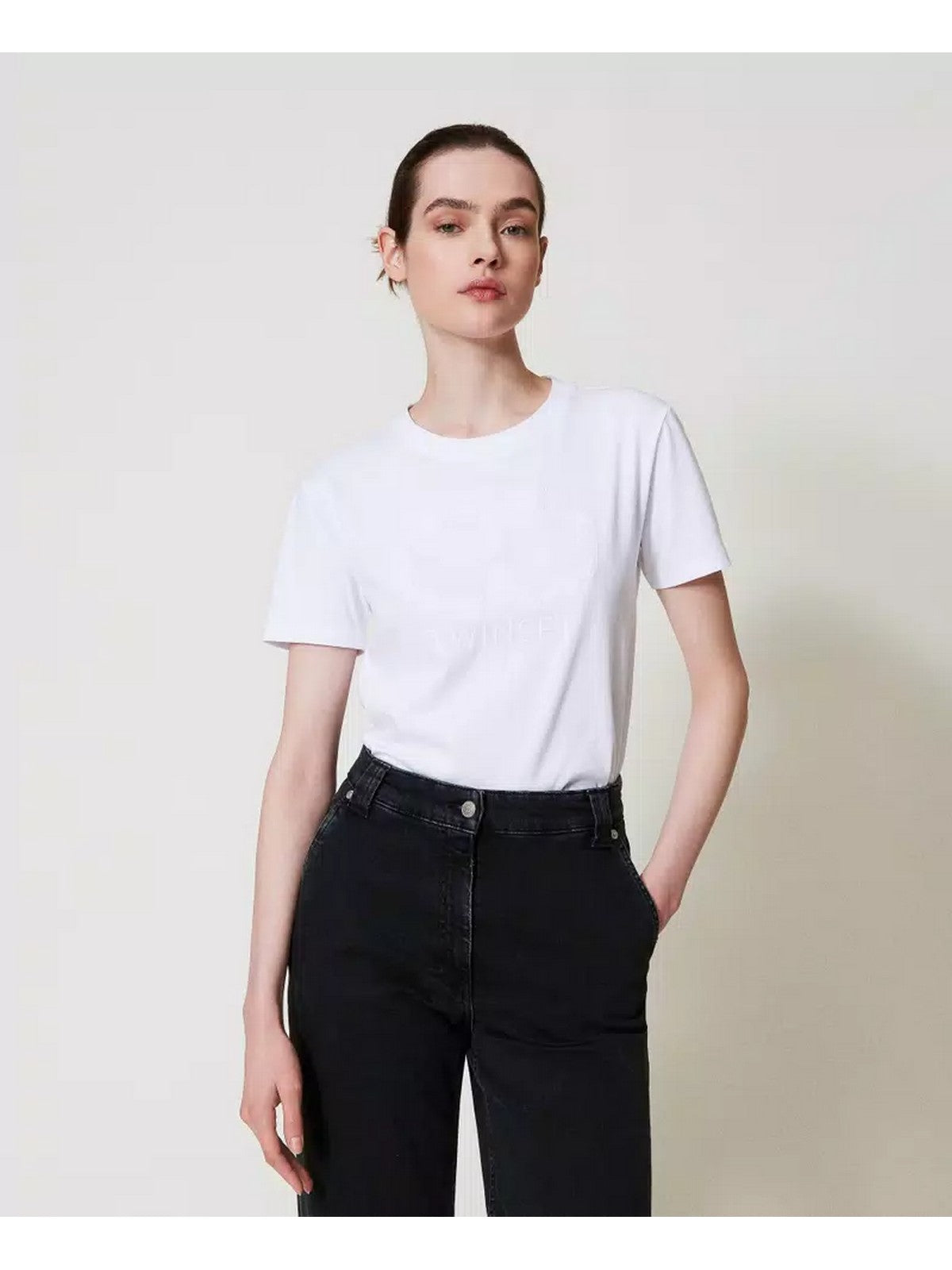 TWINSET T-shirt Donna 251TP2072 00001 Bianco gioboutiqueweb