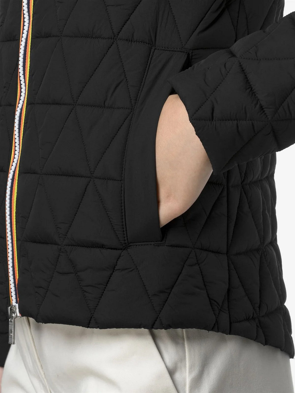 K-WAY Giubbino Donna LIL DIAMOND QUILTED WARM K2136EW USY BLACK PURE
