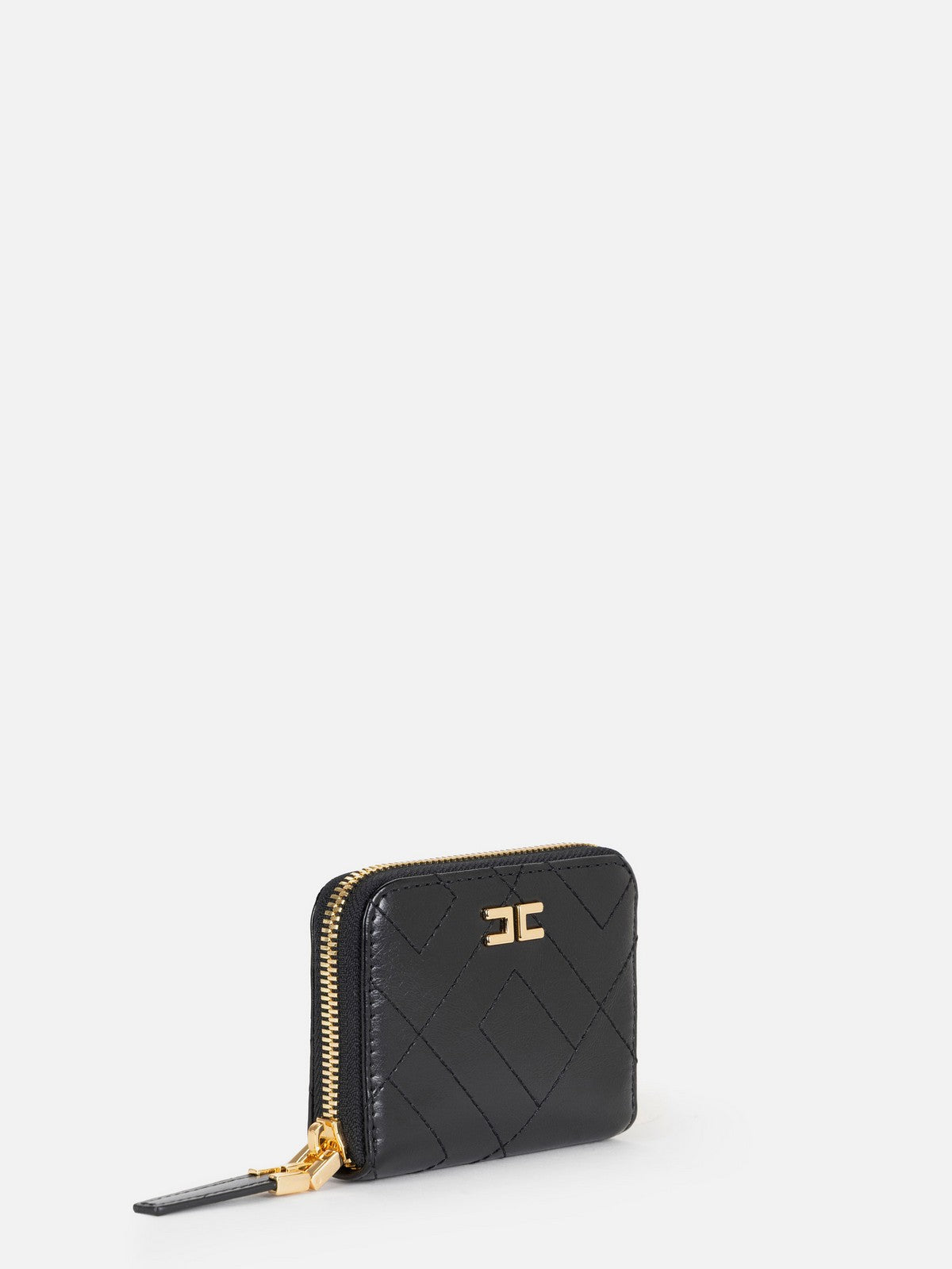 ELISABETTA FRANCHI Portafoglio Donna PF87A52E2-110 NERO gioboutiqueweb