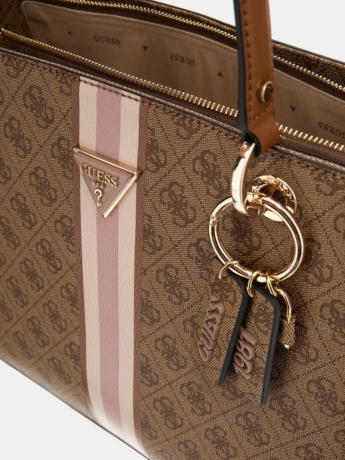 GUESS Borsa Donna Handbag HWSS78 79250 LTL Marrone gioboutiqueweb