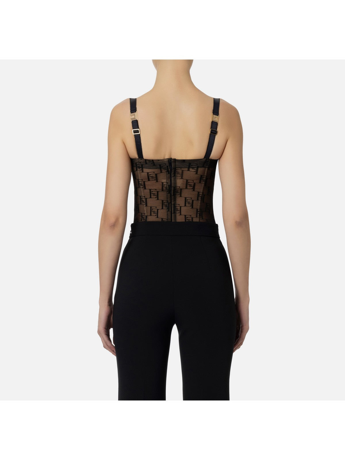 ELISABETTA FRANCHI Top Donna TO00341E2 110 Nero