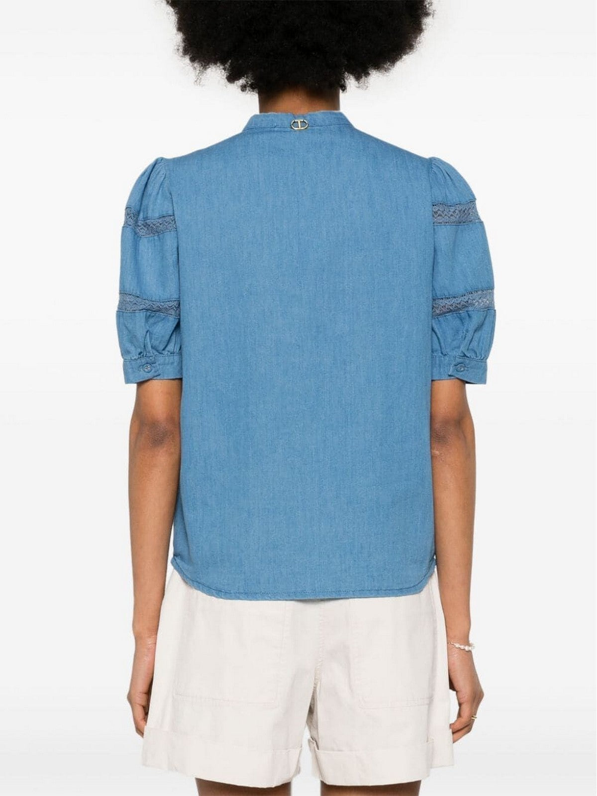 TWINSET Camicia Donna 241TP2692 01611 Blu gioboutiqueweb