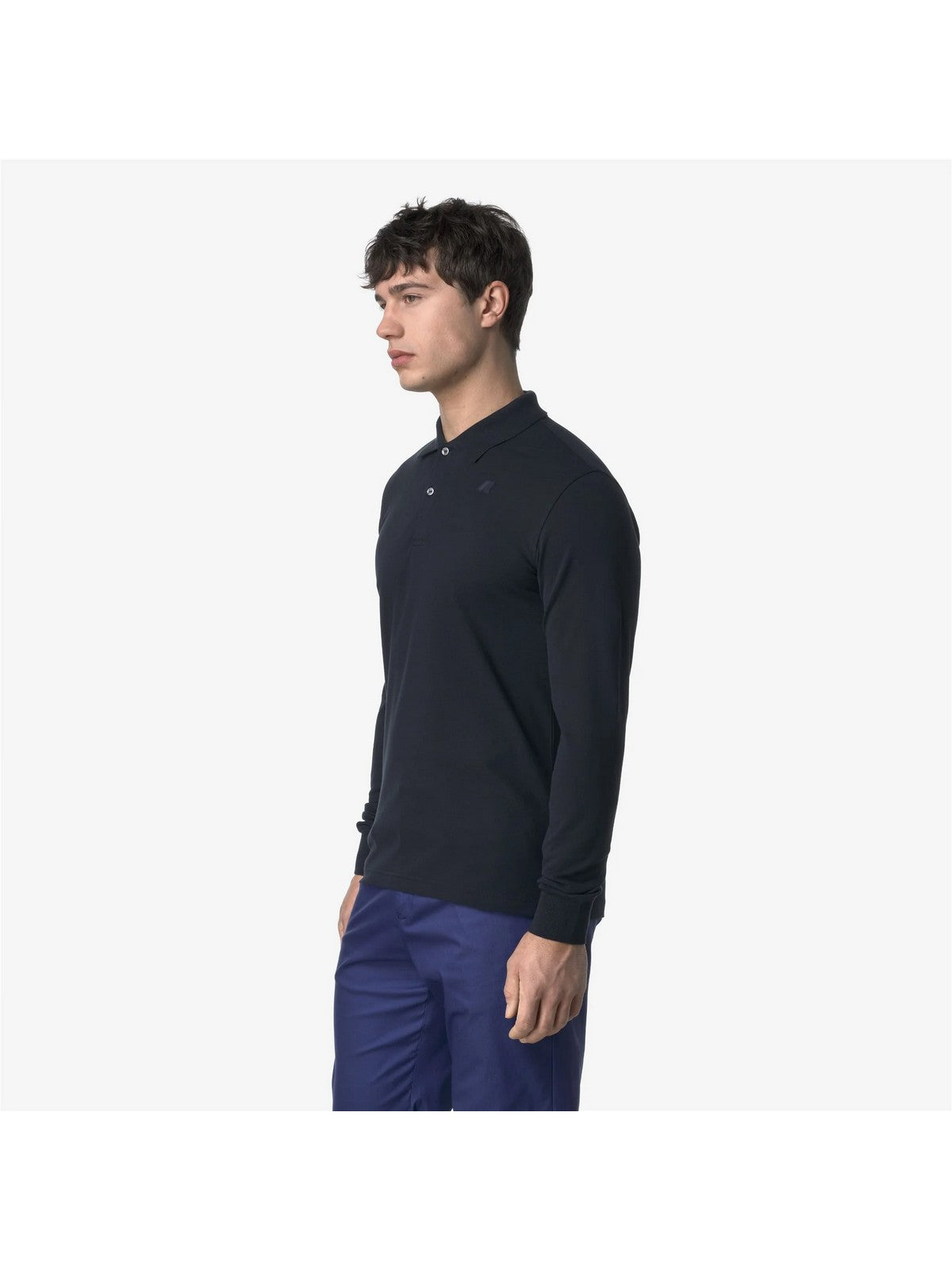 K-WAY Polo Uomo MONJU PIQUE K1125GW K89 BLUE DEPTH
