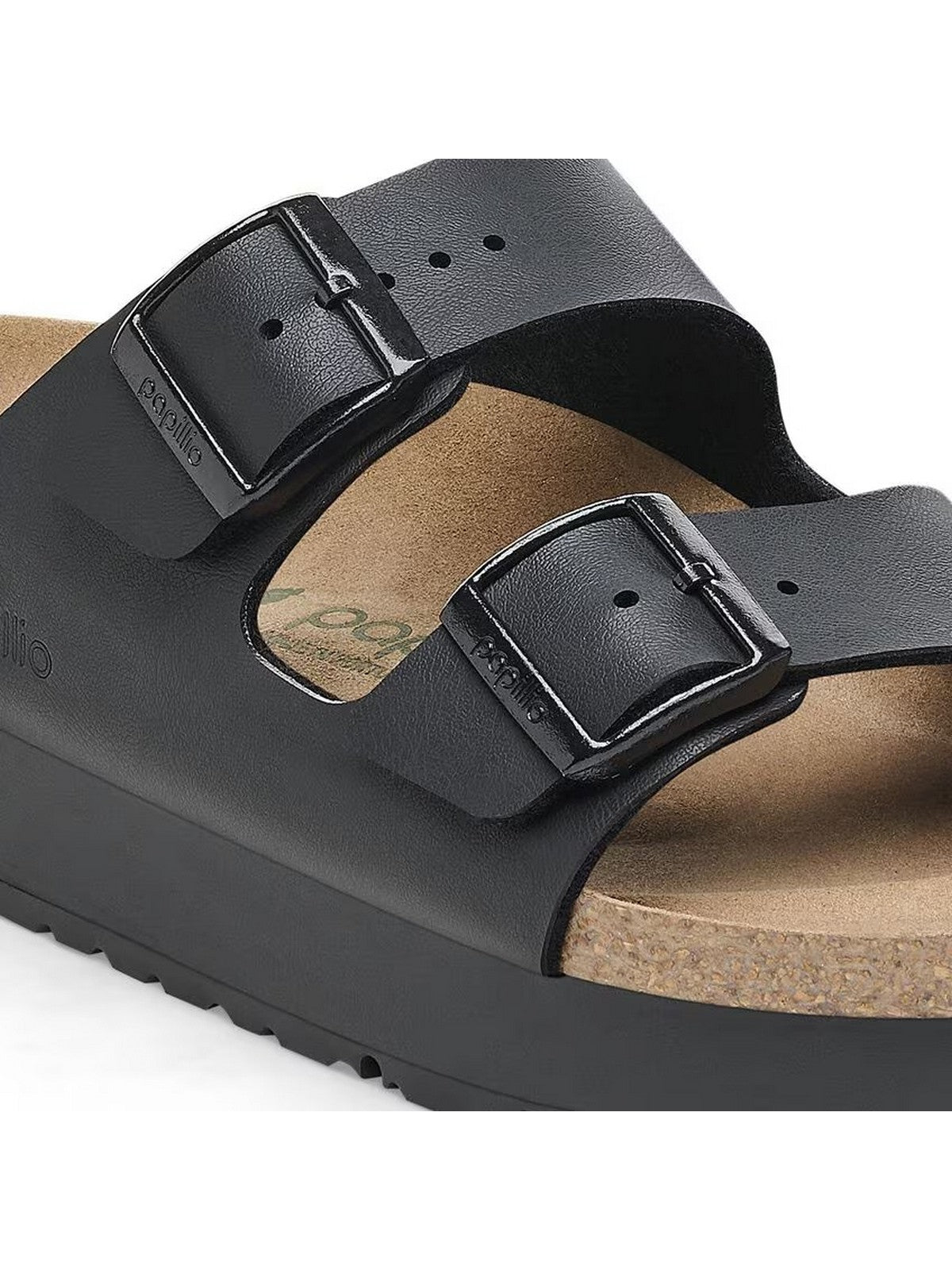 BIRKENSTOCK Sandalo Donna Arizona Platform black veg, Birko Flor 1027395 Nero gioboutiqueweb