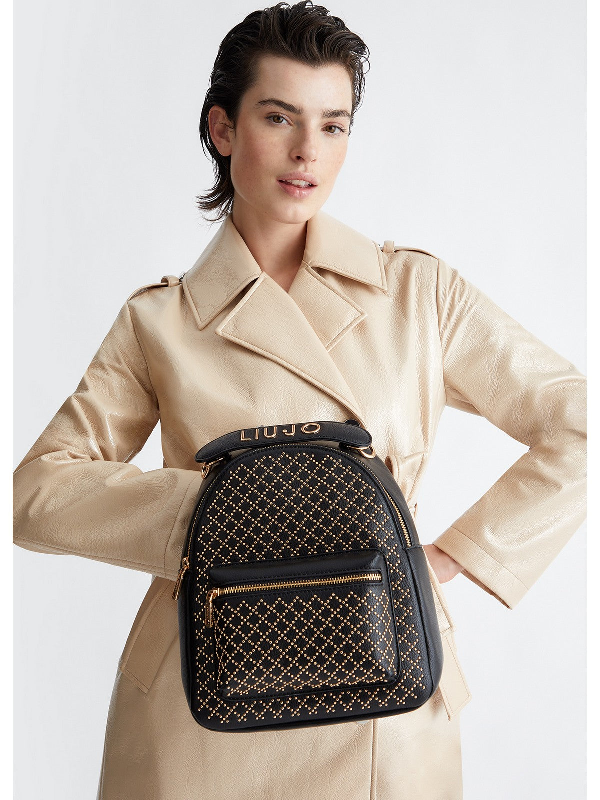 LIU JO ACCESSORIES Zaino Donna AA4184E0022 22222 Nero gioboutiqueweb