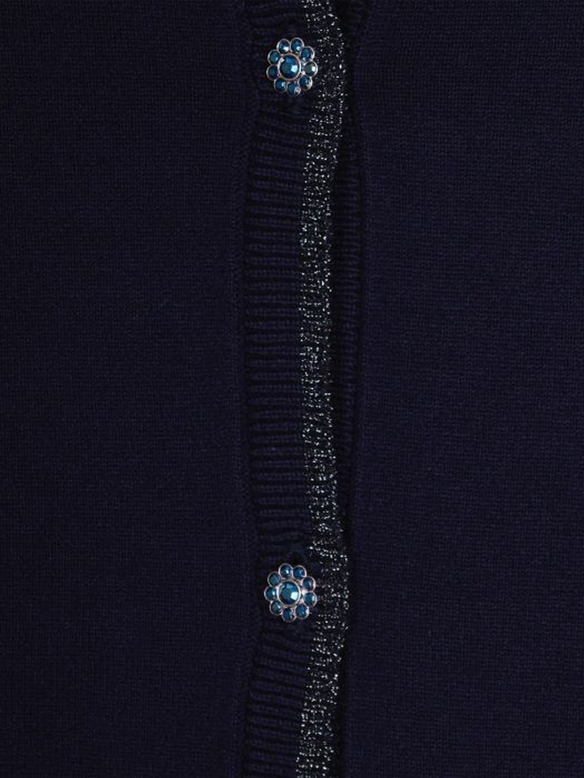 LIU JO WHITE Cardigan Donna MF5225MS49I 93932 Navel blue