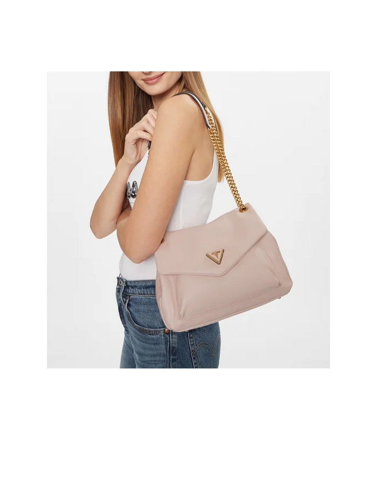 GUESS Borsa Donna Laryn Large Hobo HWBA91 96210 LTR Rosa gioboutiqueweb