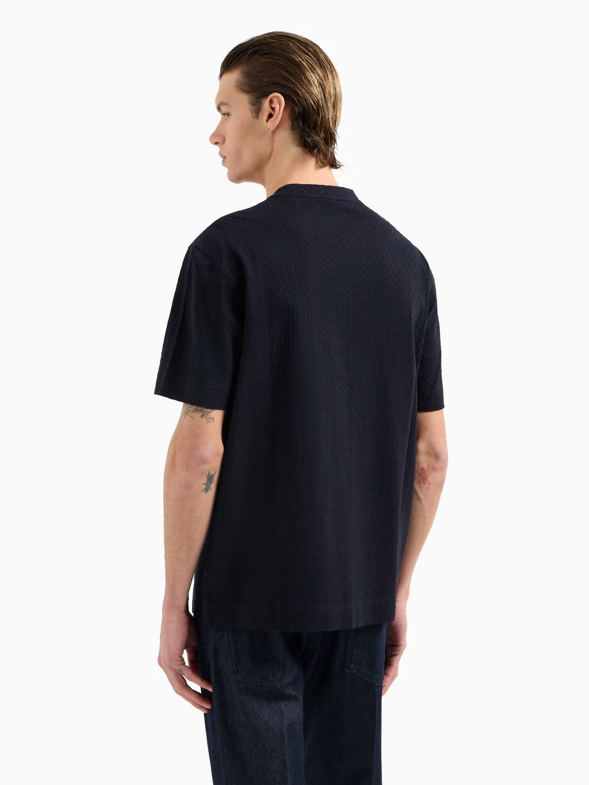 EMPORIO ARMANI T-shirt Uomo EM001289 AF10762 FB257 Blu gioboutiqueweb