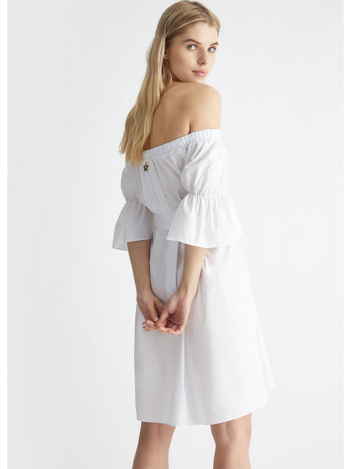 LIU JO BEACHWEAR Abito Donna VA4096T3330 11110 Bianco gioboutiqueweb