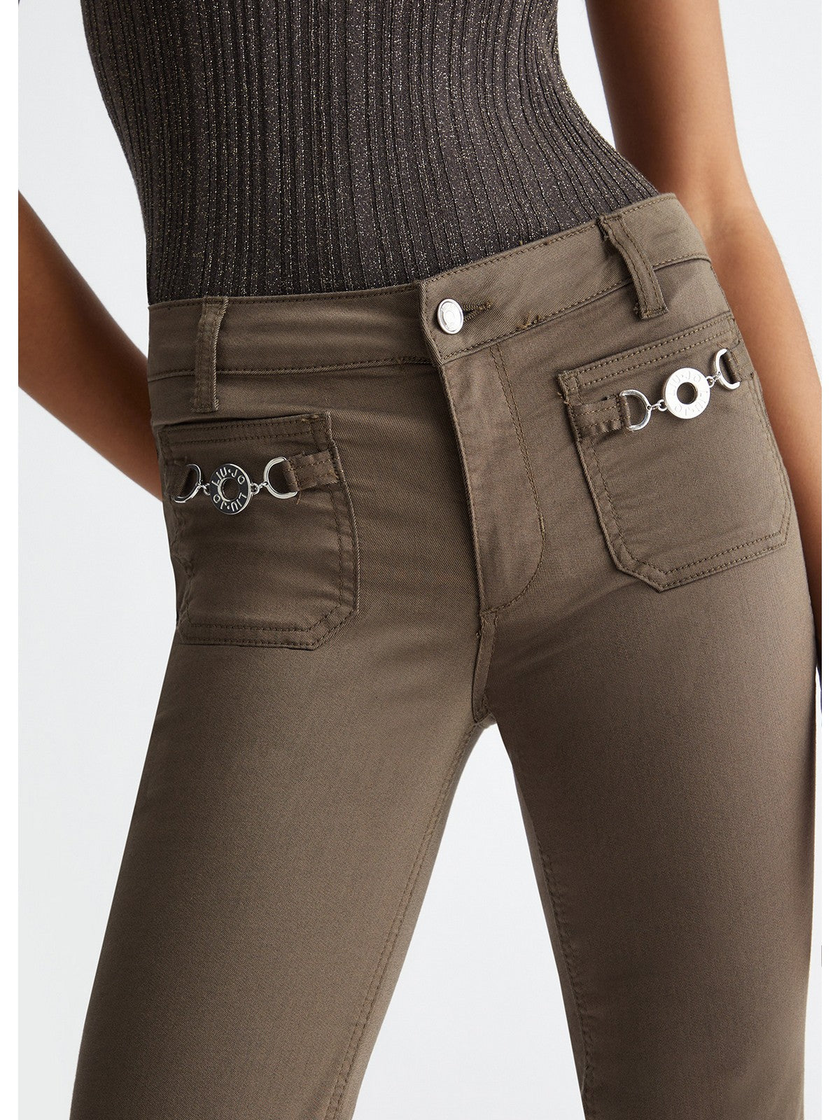 Liu Jo White Woman Pantalone M4291T7144 x0542 green