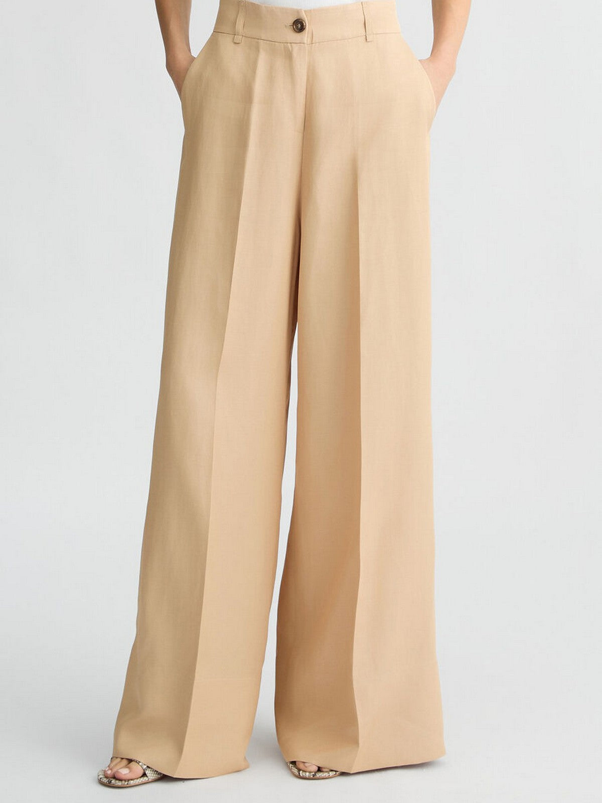 LIU JO BLACK Pantalone Donna CA5350T2983 X0650 Beige gioboutiqueweb